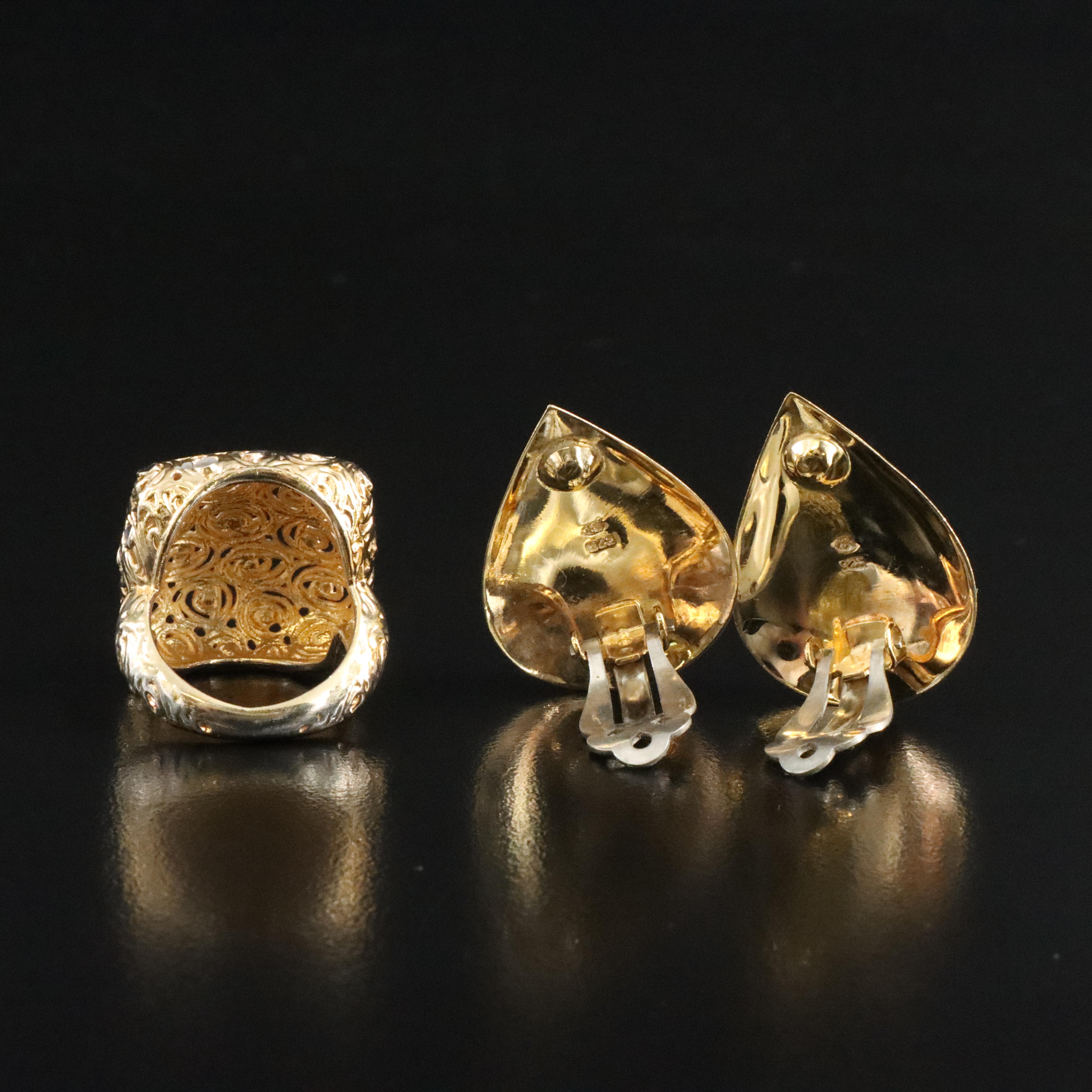 Sterling Jewelry Collection Including Black Onyx