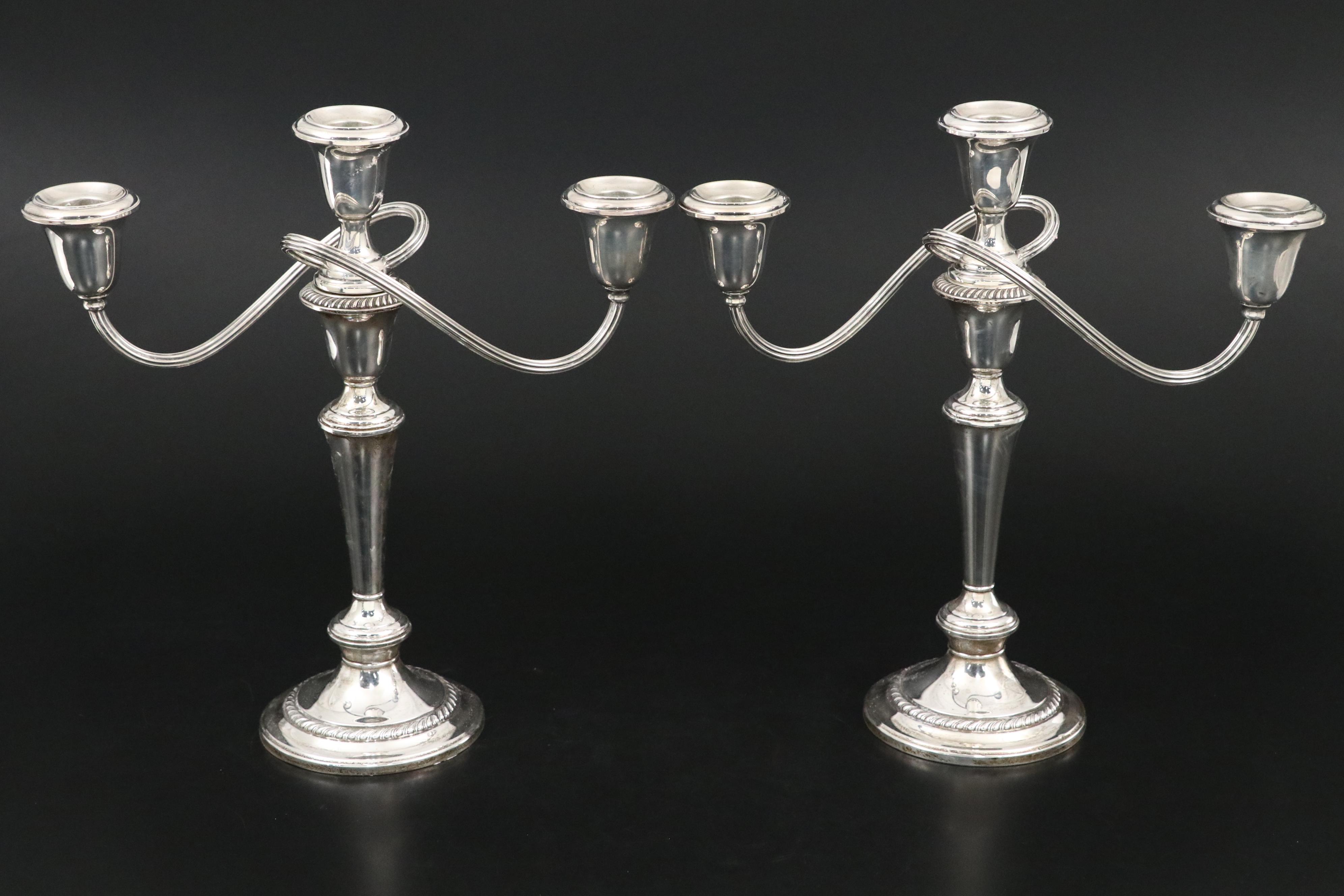 Gorham "Cambridge" Sterling Silver Candelabra