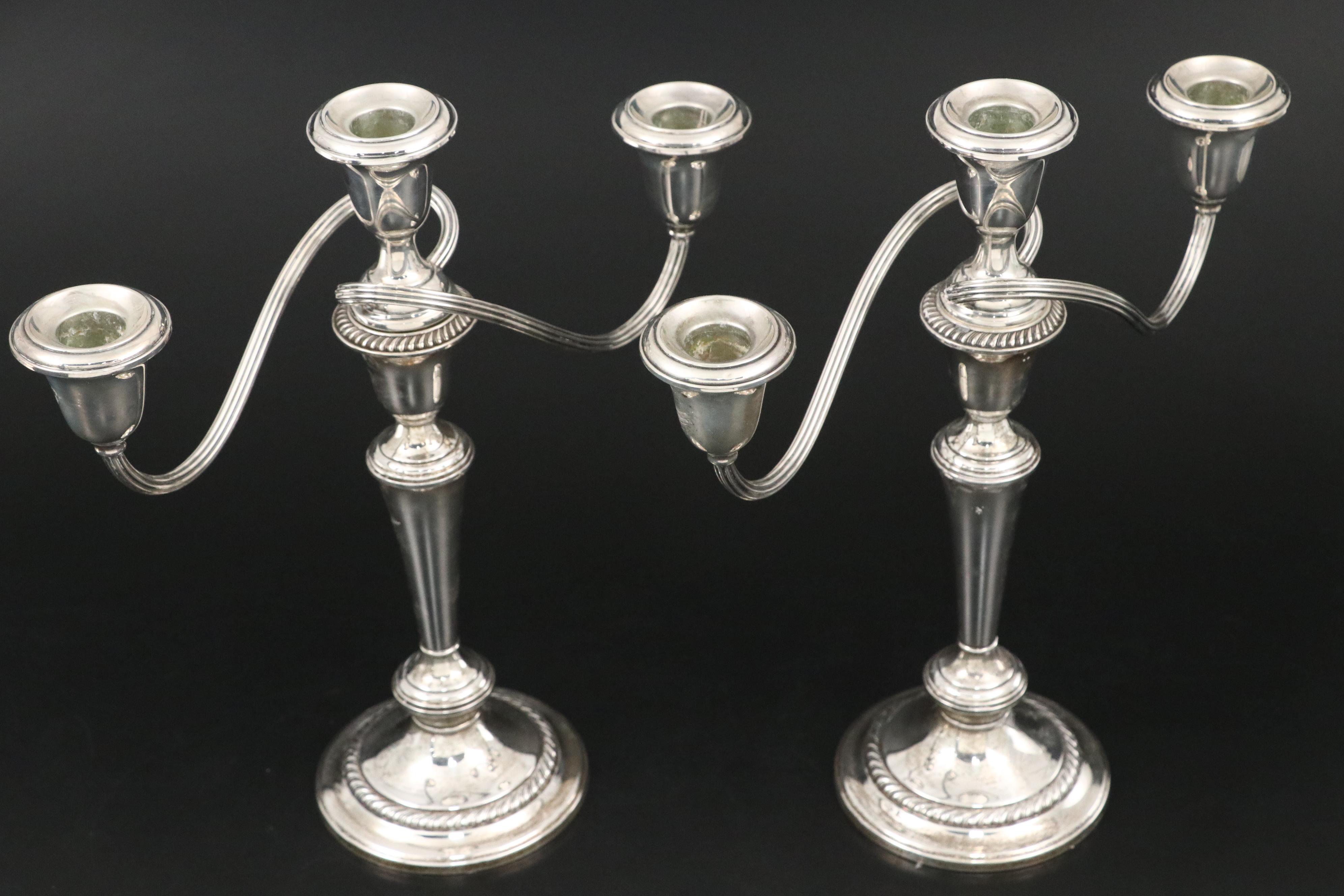 Gorham "Cambridge" Sterling Silver Candelabra