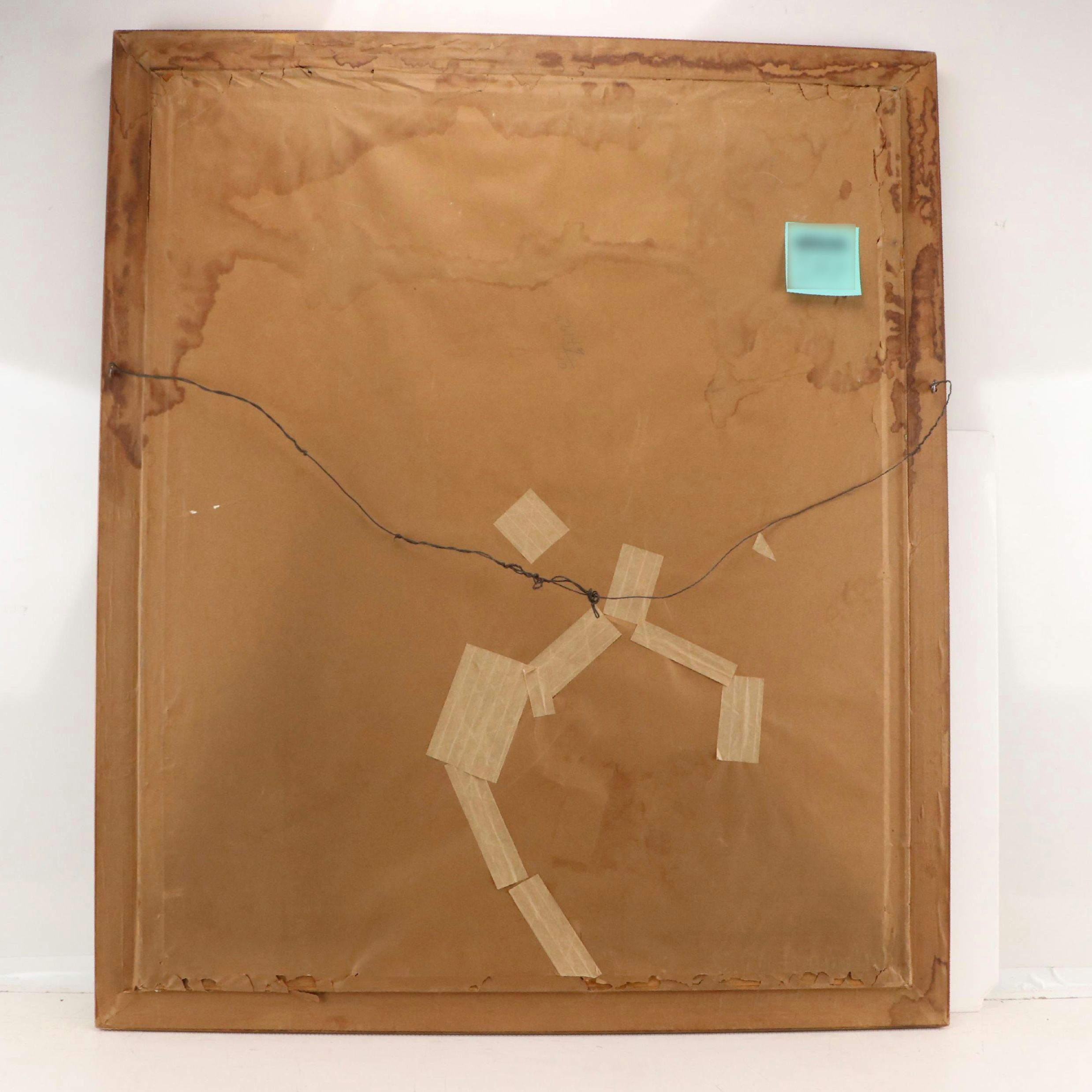 Marius Hubert-Robert Autumn Hunting Scene Oil Painting, Circa 1940