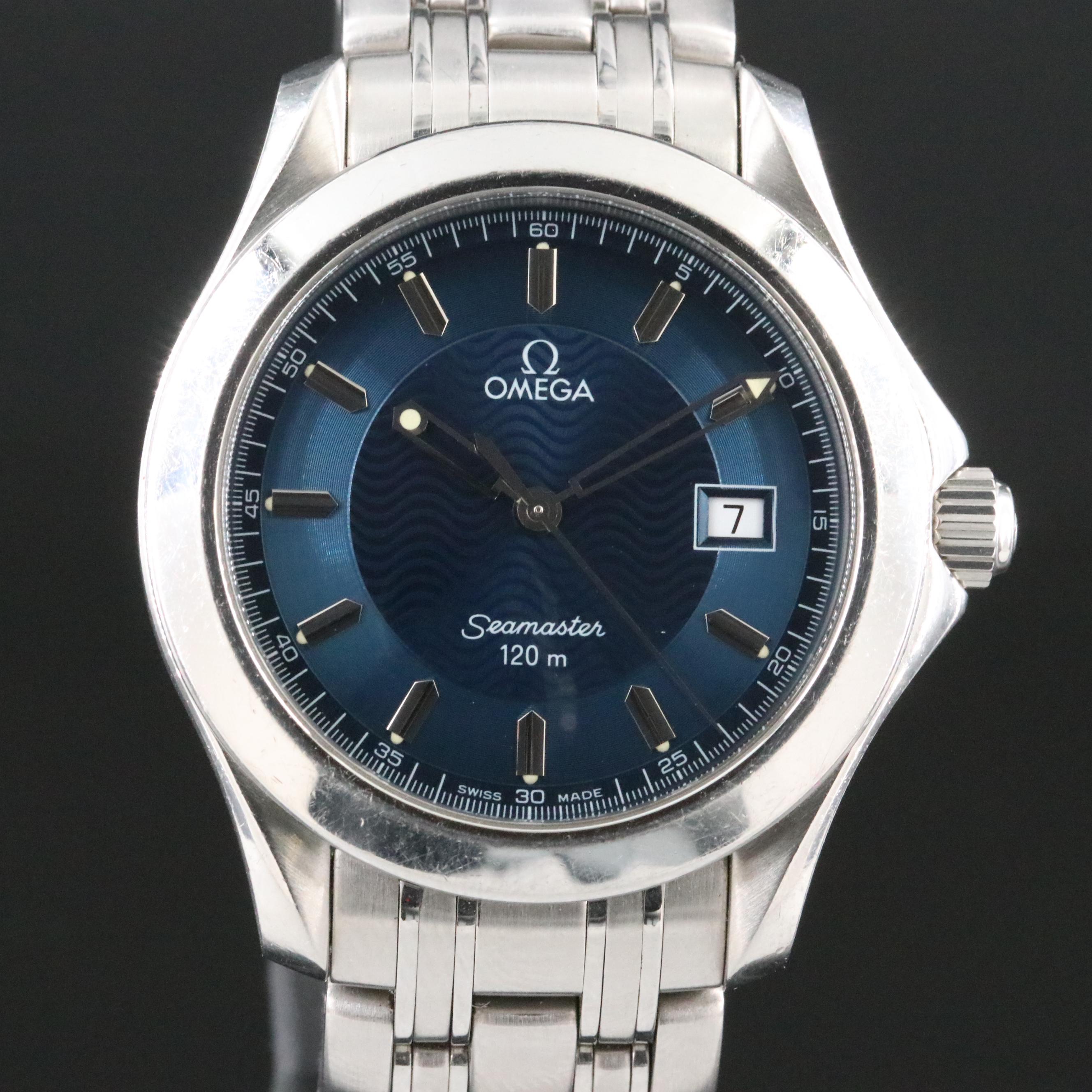 Omega Seamaster 120M "Pre-Bond" 196.1501 36mm Steel Quartz Watch