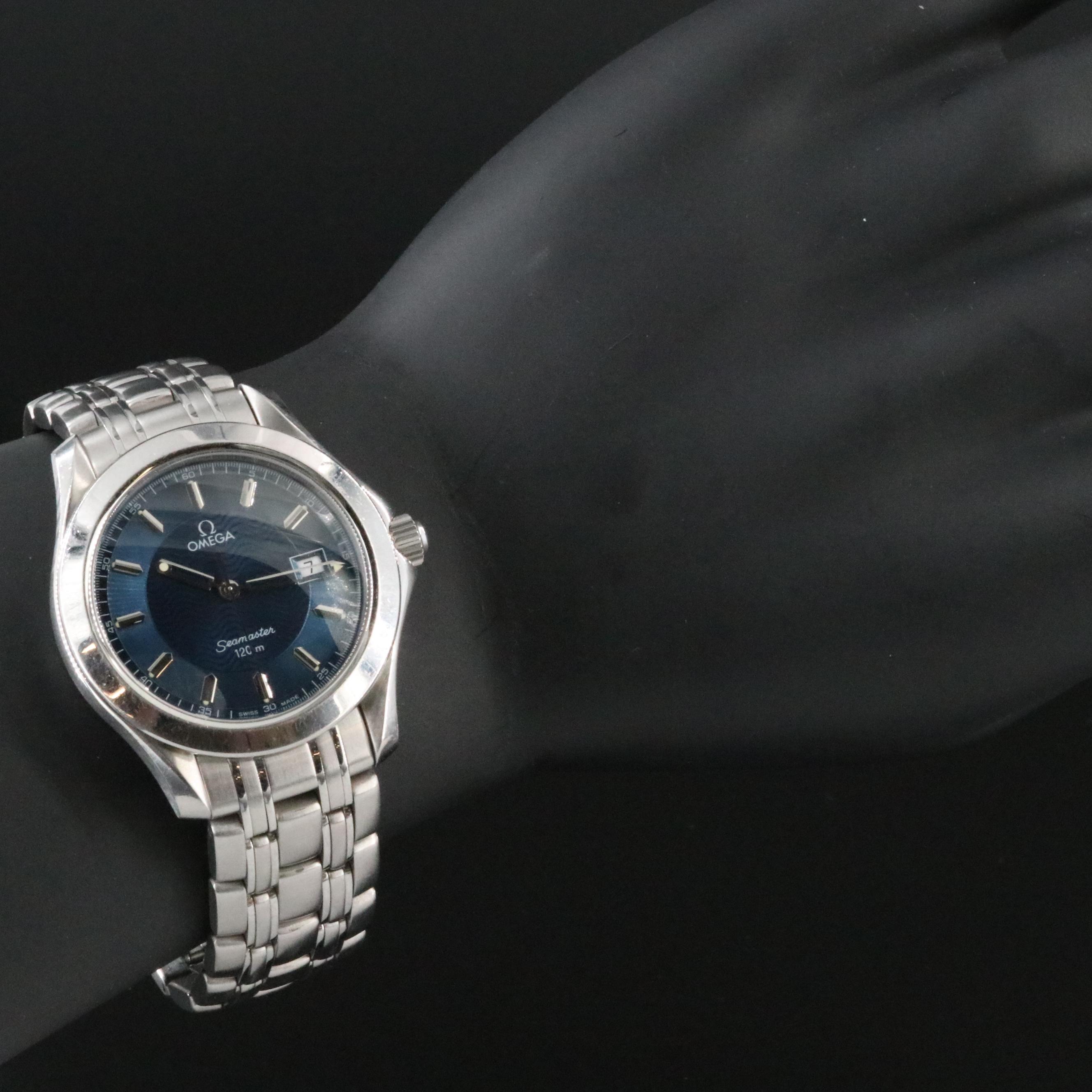 Omega Seamaster 120M "Pre-Bond" 196.1501 36mm Steel Quartz Watch