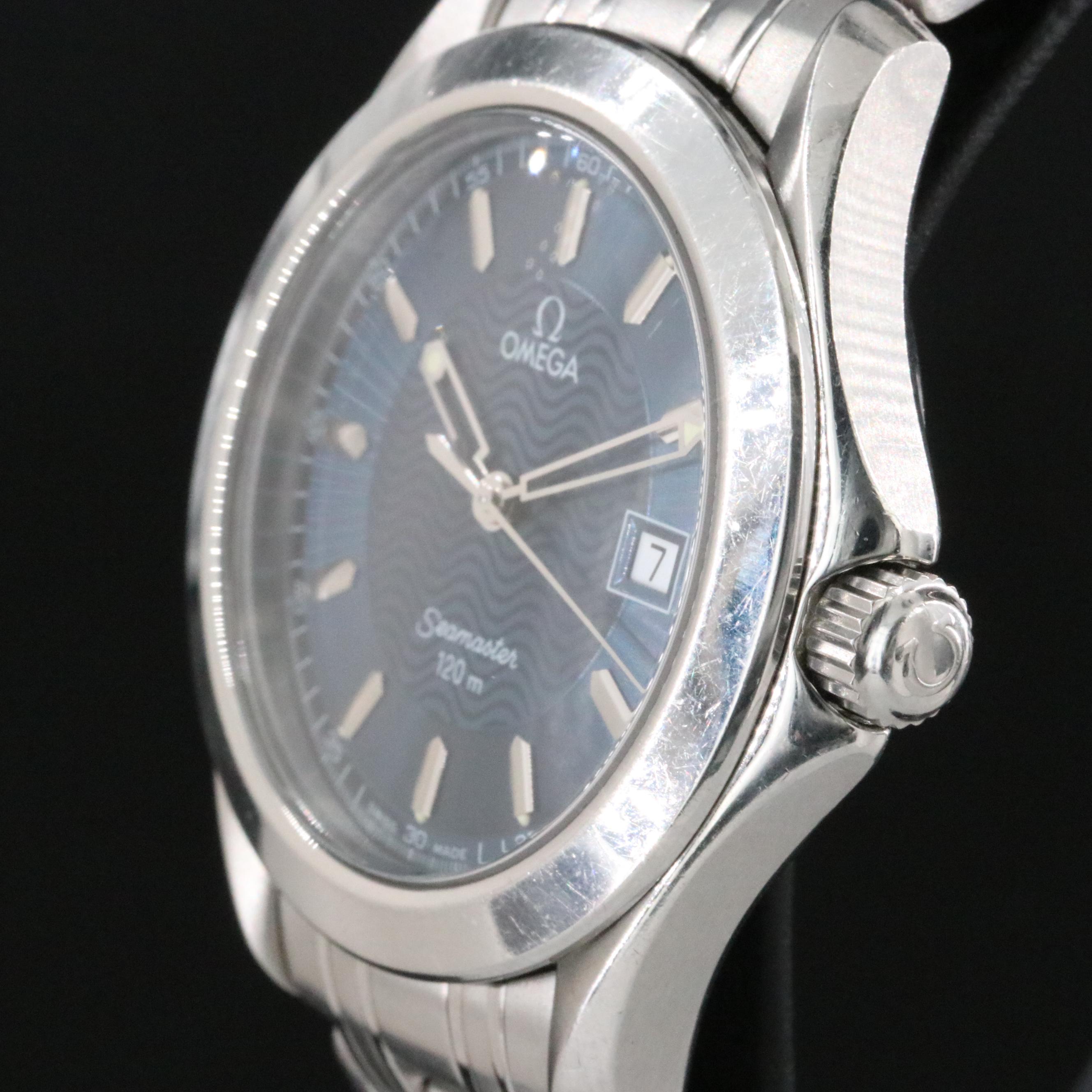 Omega Seamaster 120M "Pre-Bond" 196.1501 36mm Steel Quartz Watch