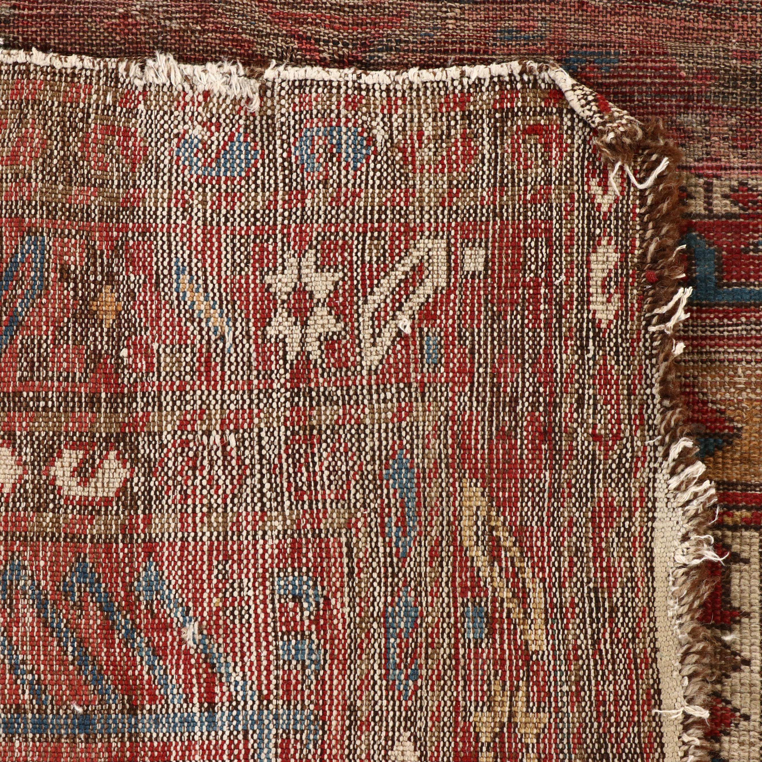 3'4 x 4'9 Hand-Knotted Turkish Village Accent Rug