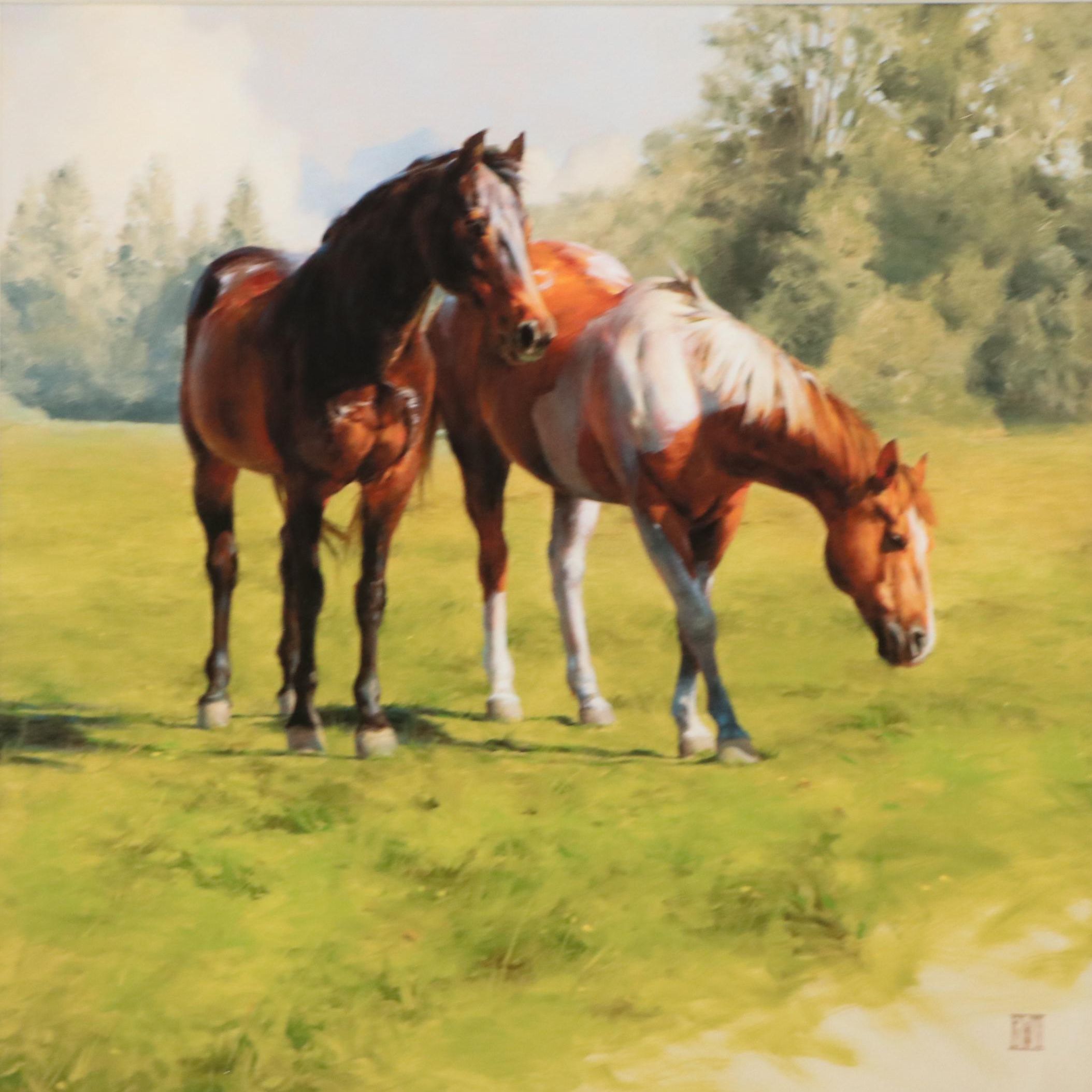 Ernest Vincent Wood III Equestrian Lithograph "Heritage of Hoofbeats"