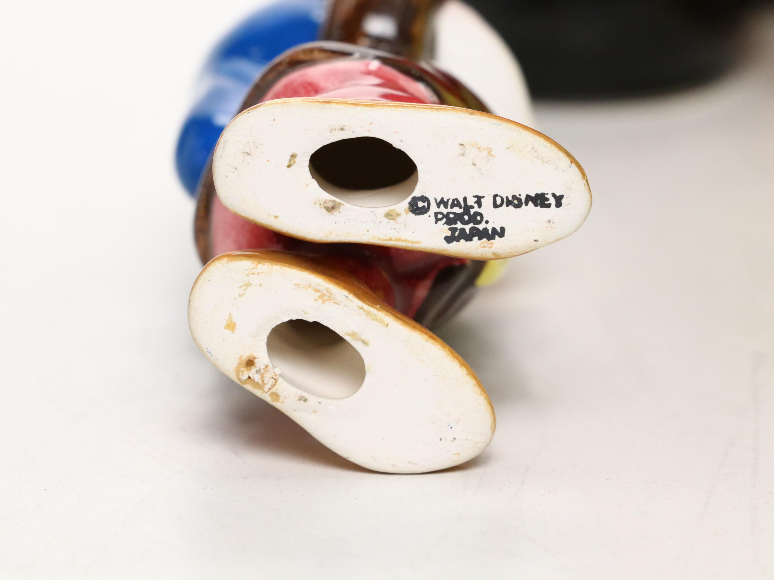 Mickey Mouse and Snow White and the Seven Dwarfs Japanese Porcelain Figurines