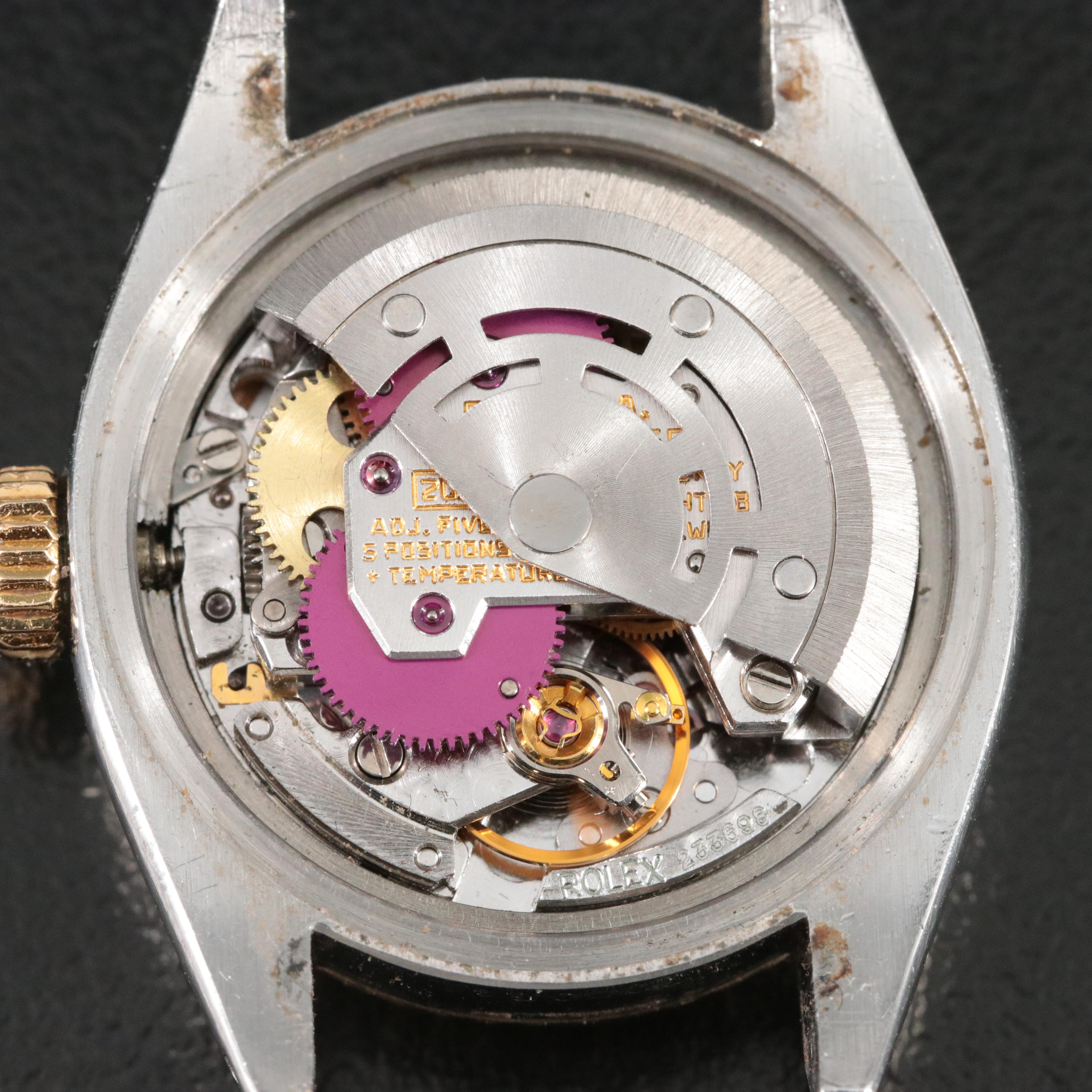 1981 Rolex Custom Mother-of-Pearl Diamond Dial Datejust Watch