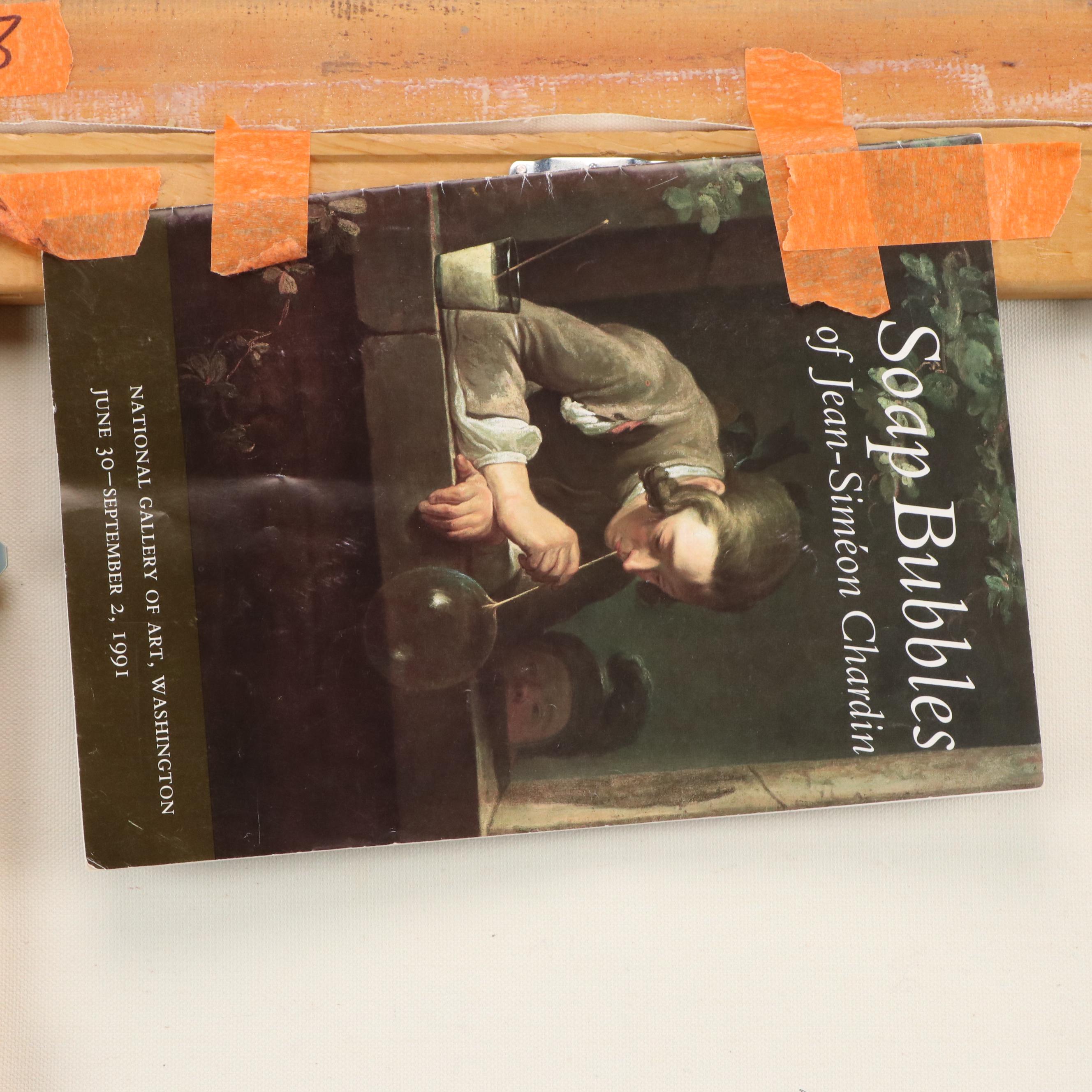 Oil Painting After Jean Siméon Chardin "Soap Bubbles"