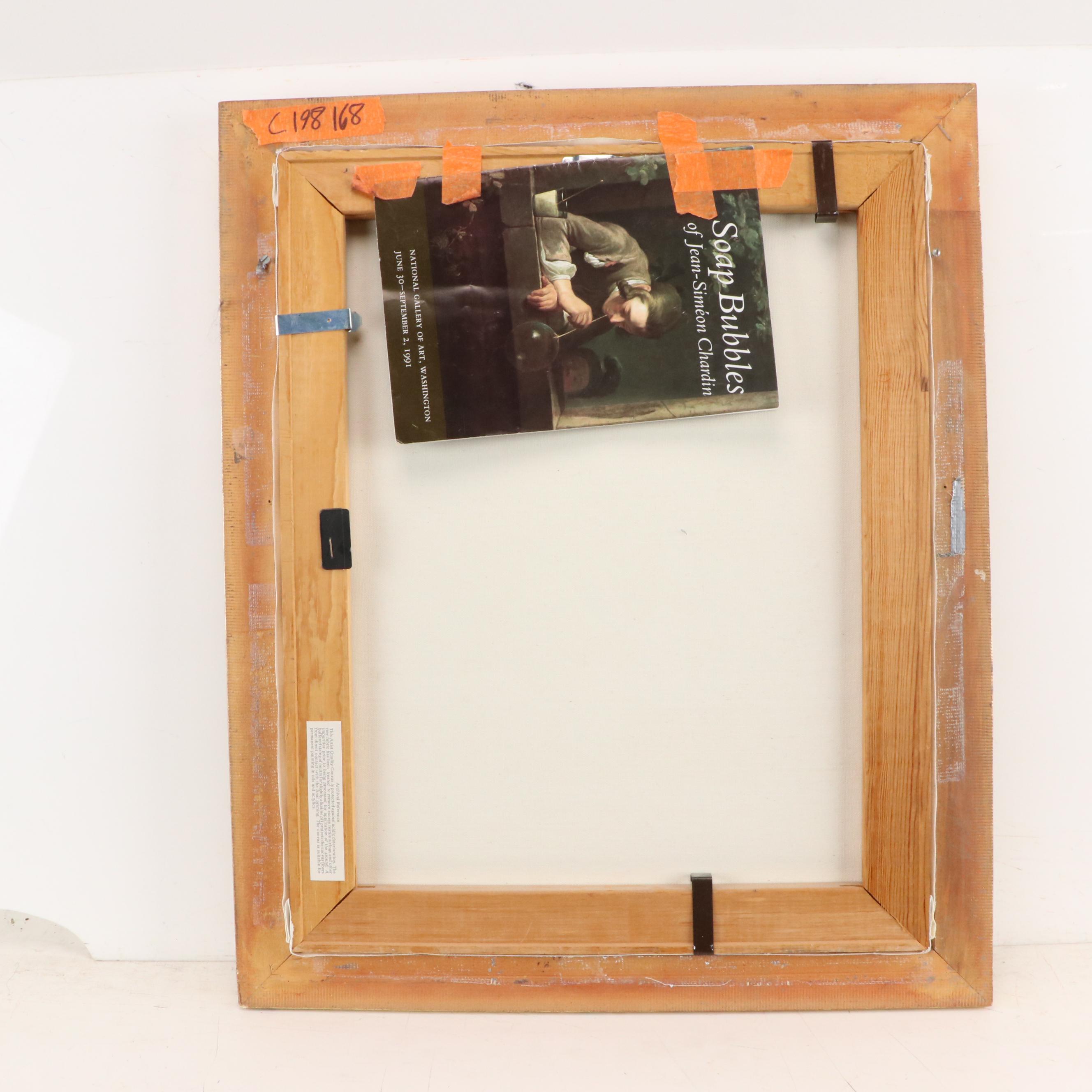 Oil Painting After Jean Siméon Chardin "Soap Bubbles"