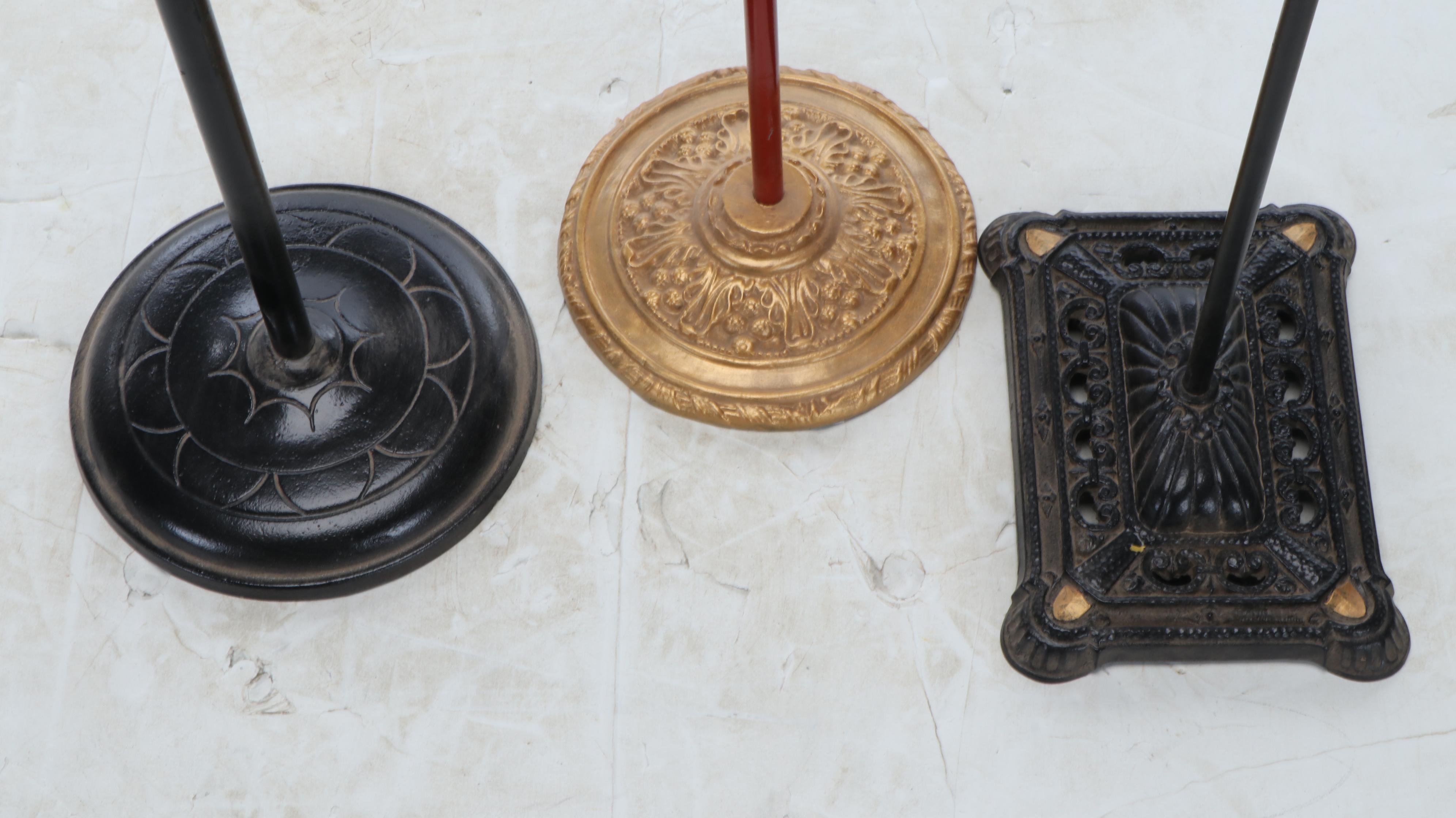 Bird Feeder and Birdhouse Metal Stands