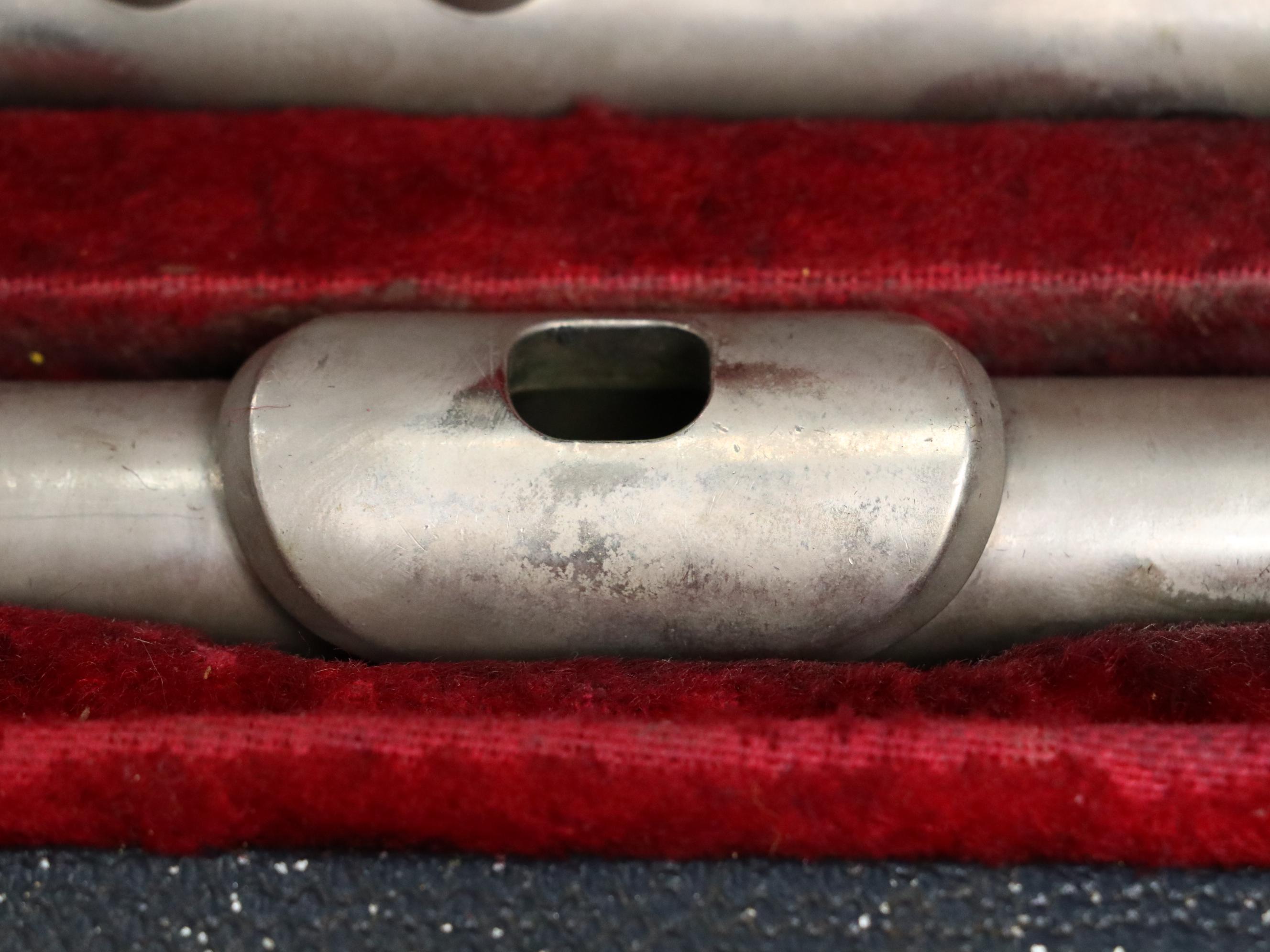 Selmer Bundy Silver Plate Student Flute With Case