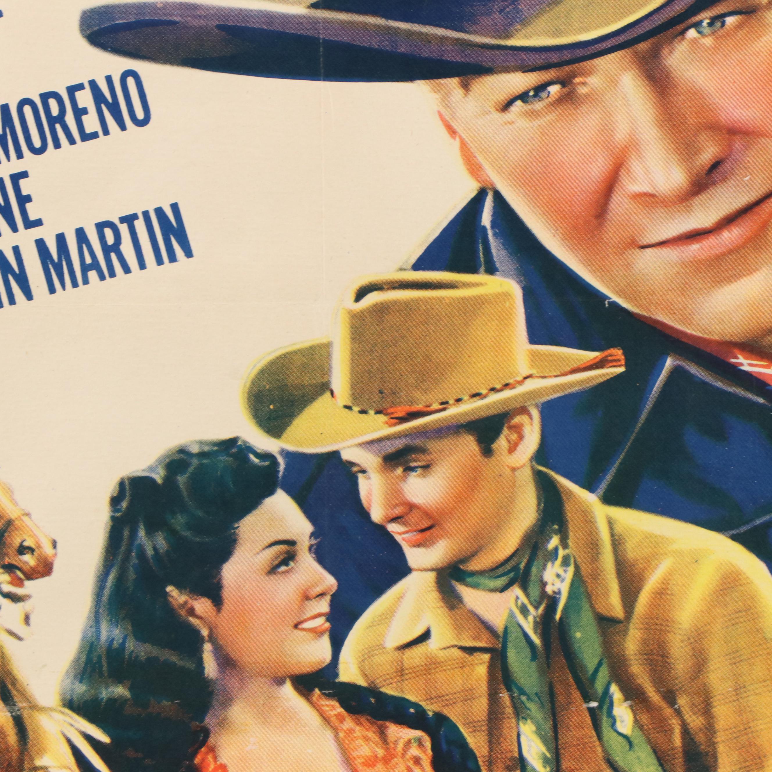 Film Poster featuring William Boyd as Hopalong Cassidy  "Undercover Man," 1949