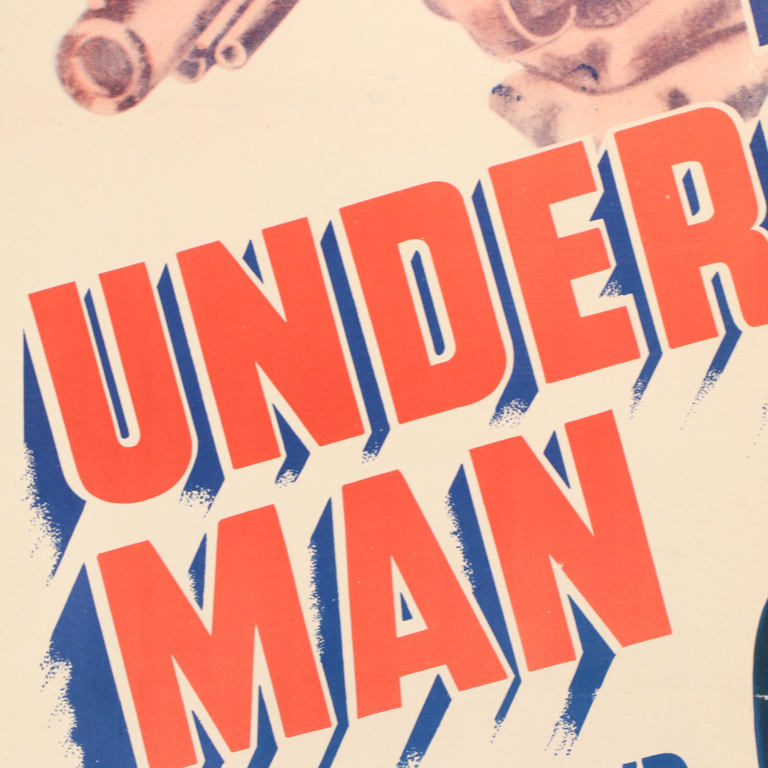 Film Poster featuring William Boyd as Hopalong Cassidy  "Undercover Man," 1949