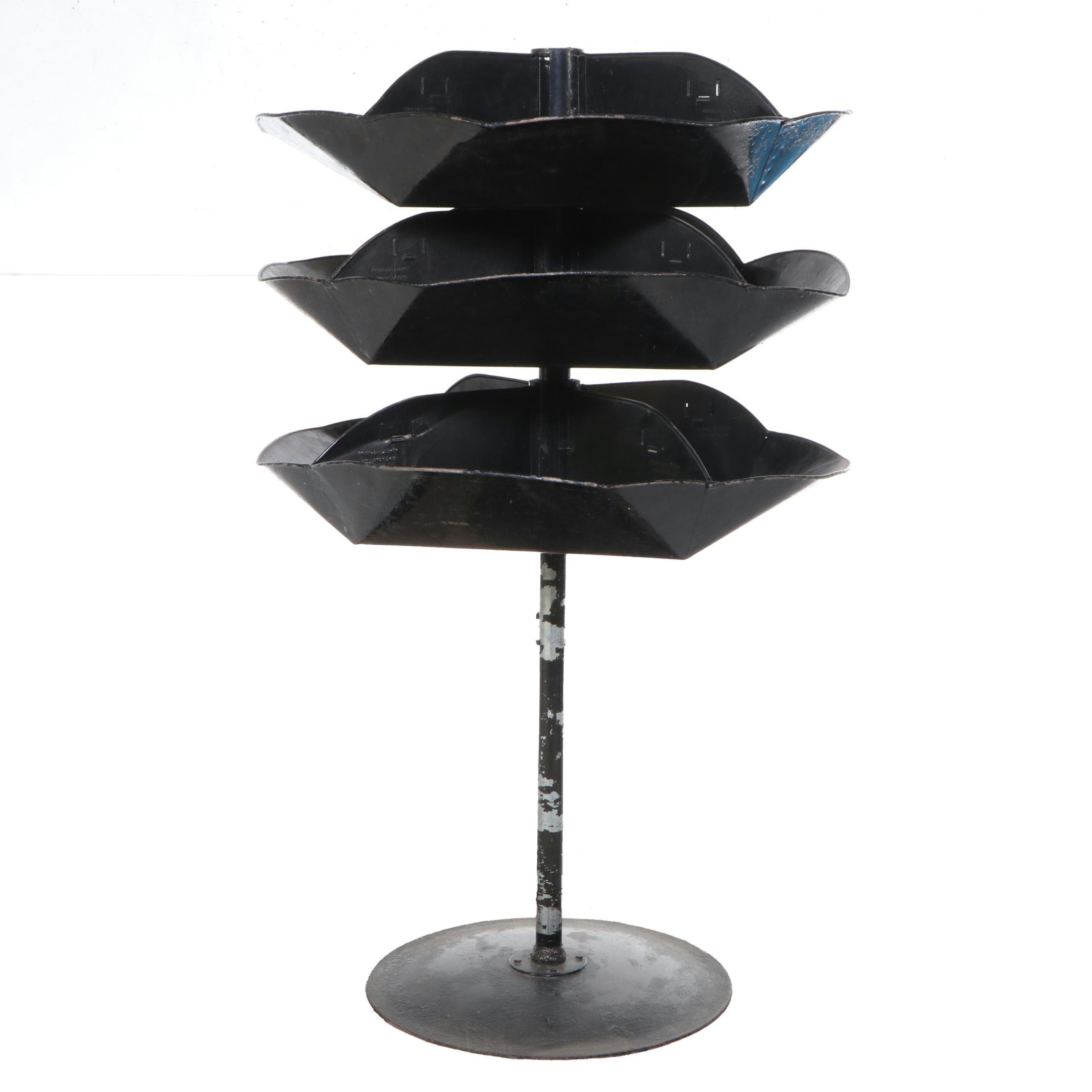 Industrial Revolving Hardware Parts Storage/Display Bin