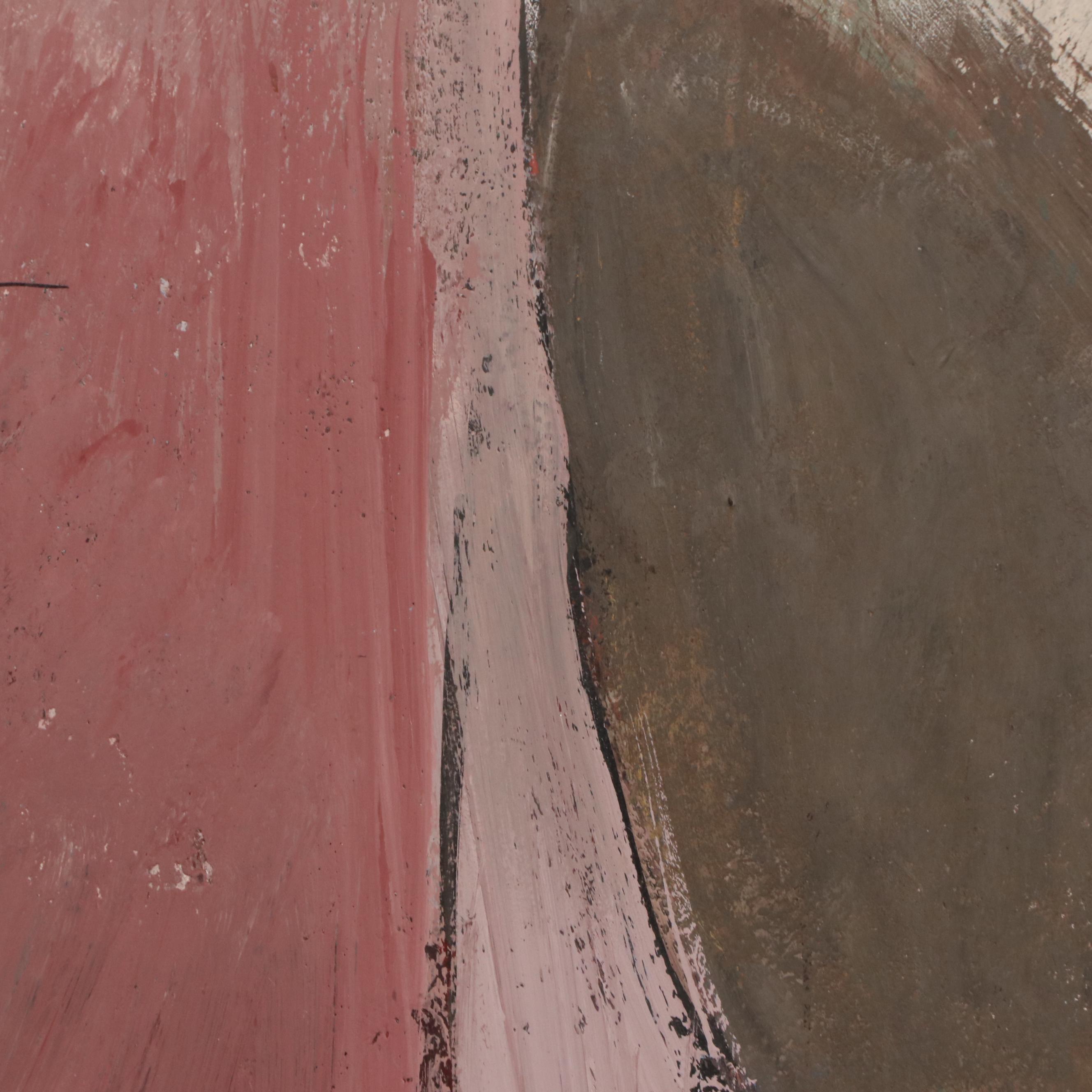 Serge Hollerbach Figural Modern Oil Painting, Mid 20th Century