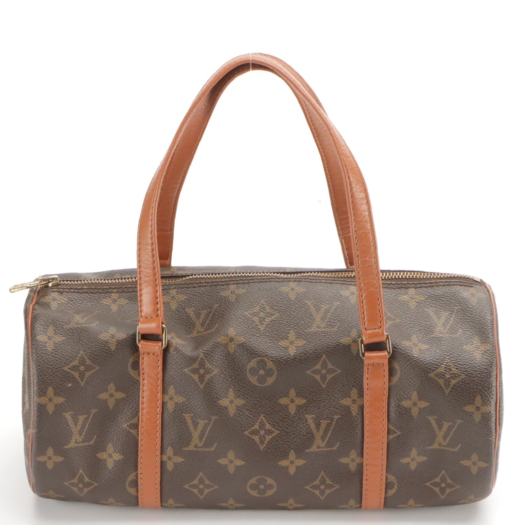 Louis Vuitton Papillon 30 Barrel Bag in Monogram Canvas and Leather Trim