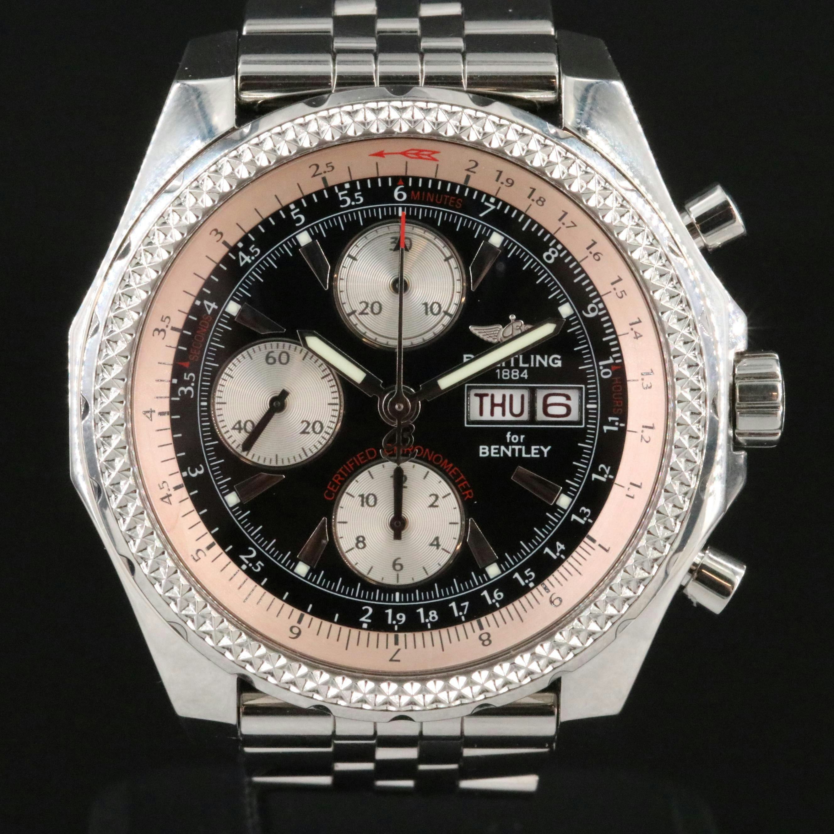 Breitling Bentley GT Chronograph Black Automatic Watch
