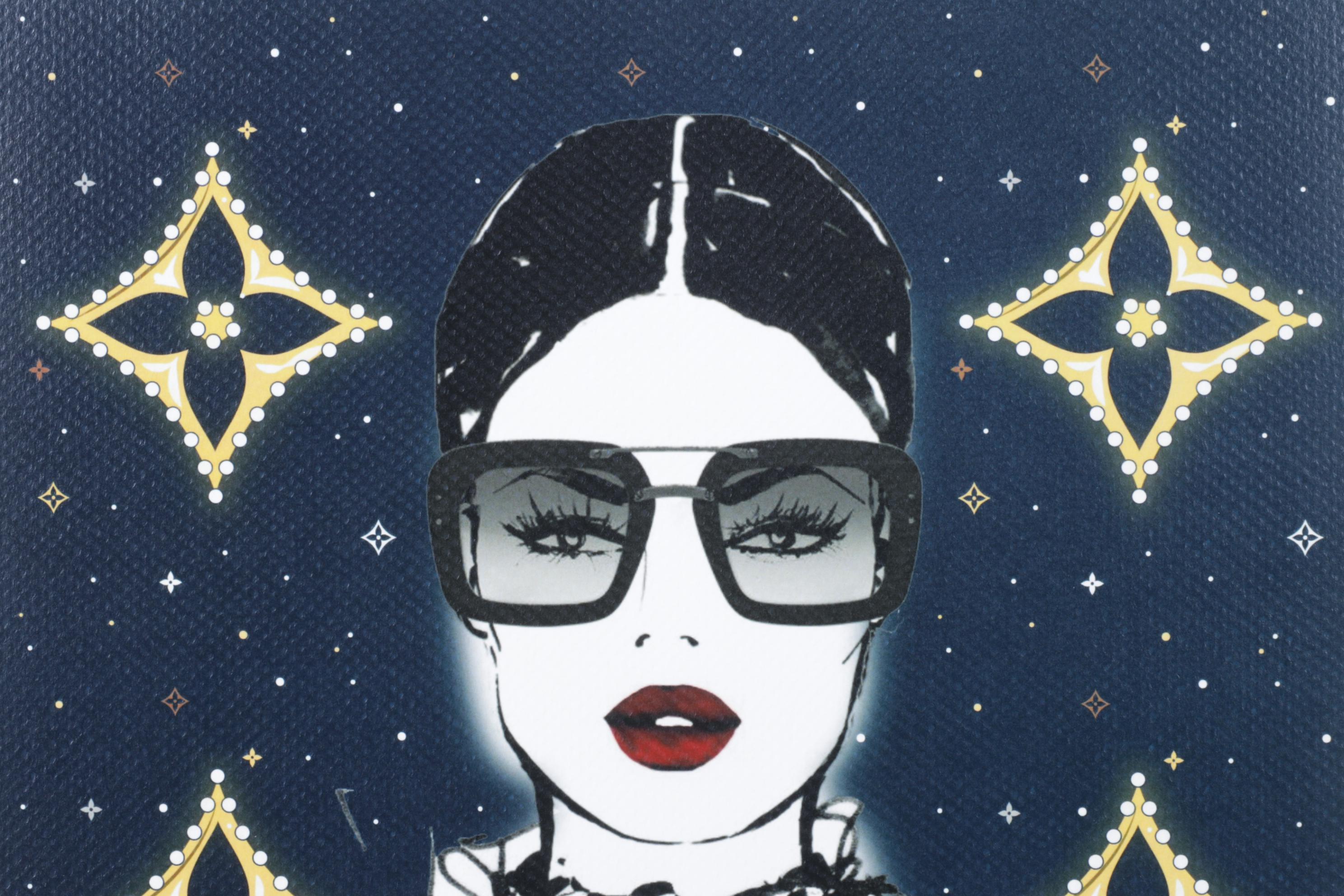 Death NYC Pop Art Graphic Print Homage to Prada and Louis Vuitton, 2024