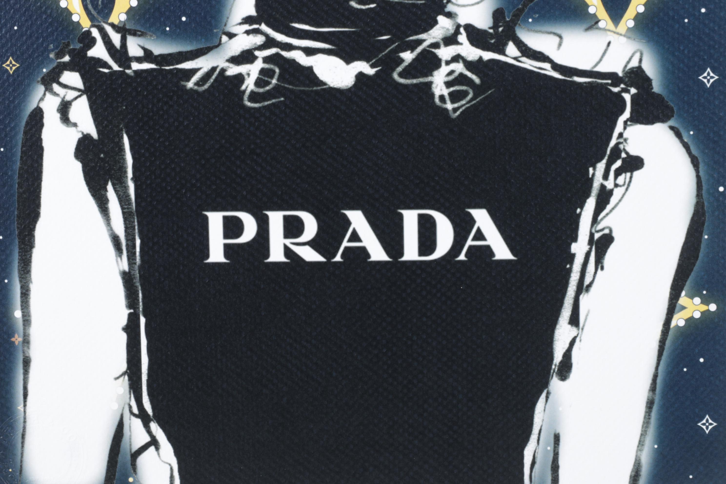 Death NYC Pop Art Graphic Print Homage to Prada and Louis Vuitton, 2024