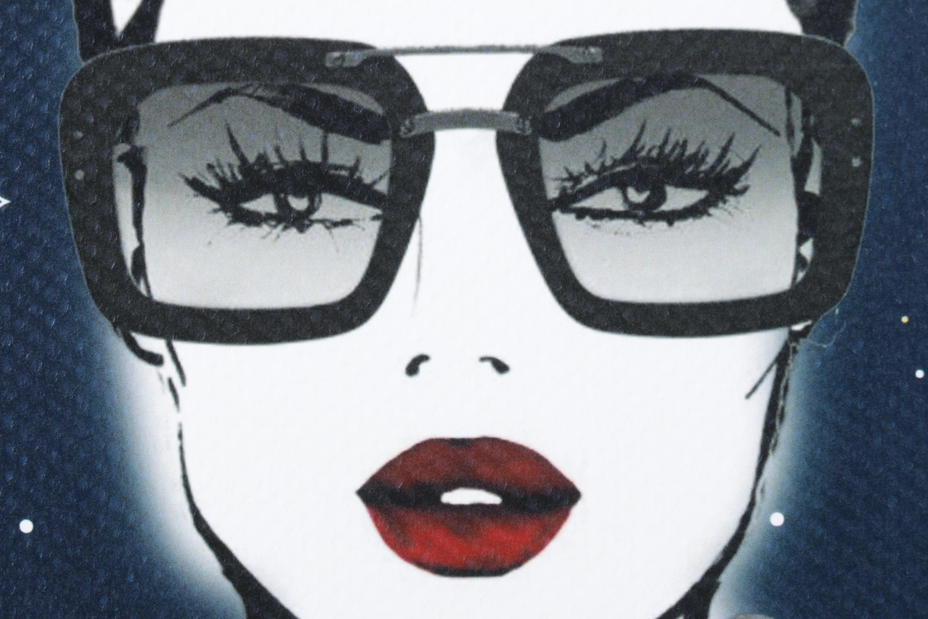 Death NYC Pop Art Graphic Print Homage to Prada and Louis Vuitton, 2024