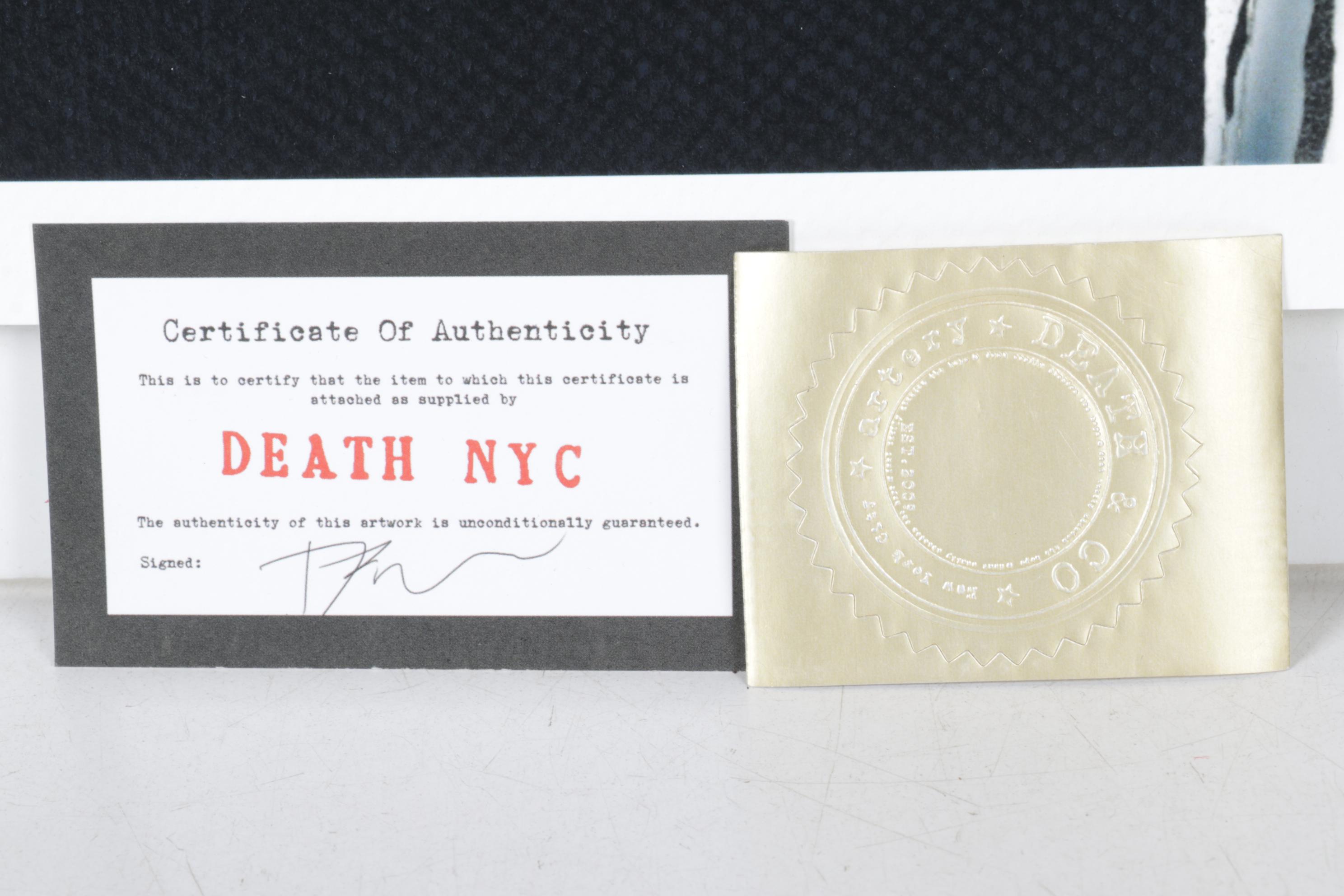 Death NYC Pop Art Graphic Print Homage to Prada and Louis Vuitton, 2024