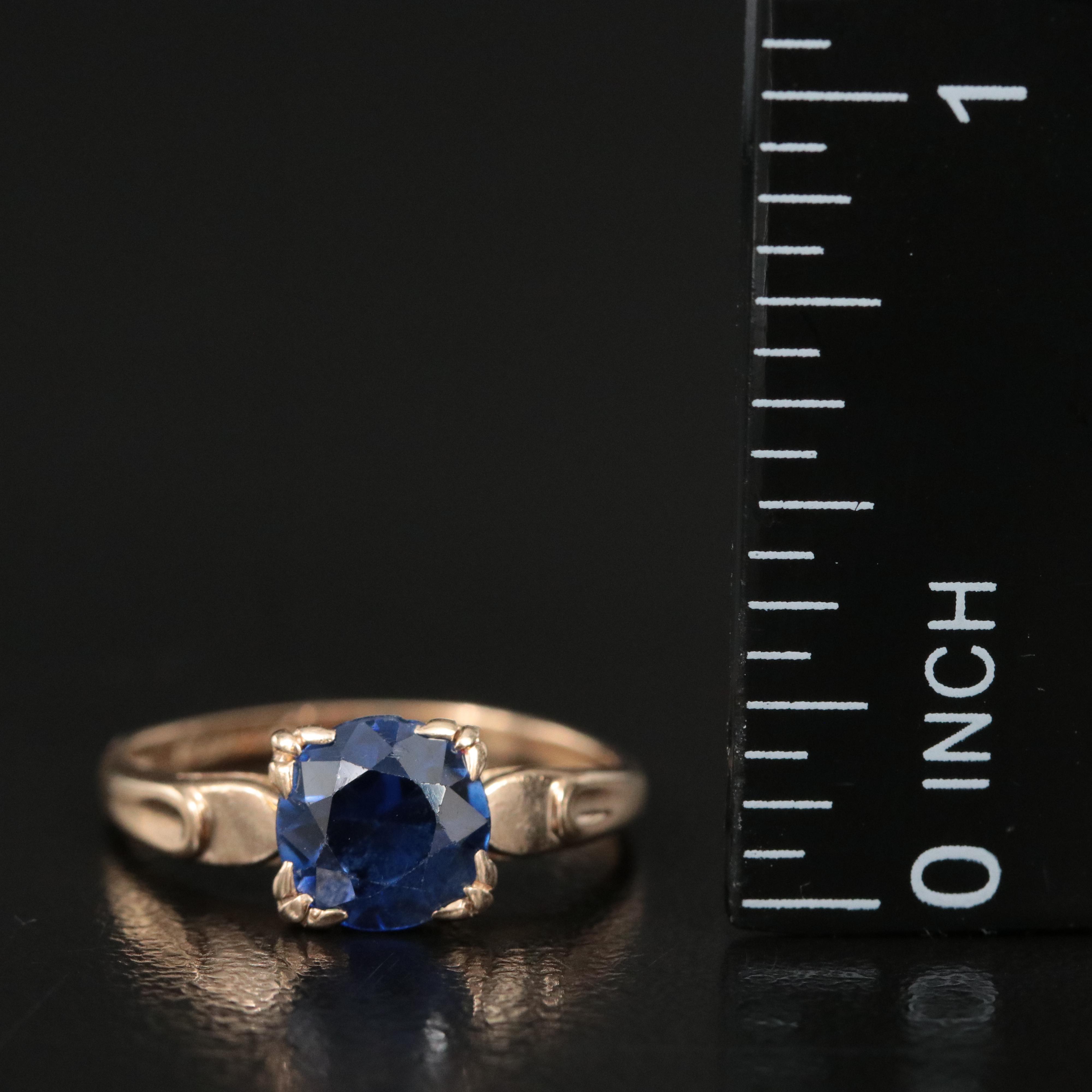10K Sapphire Ring
