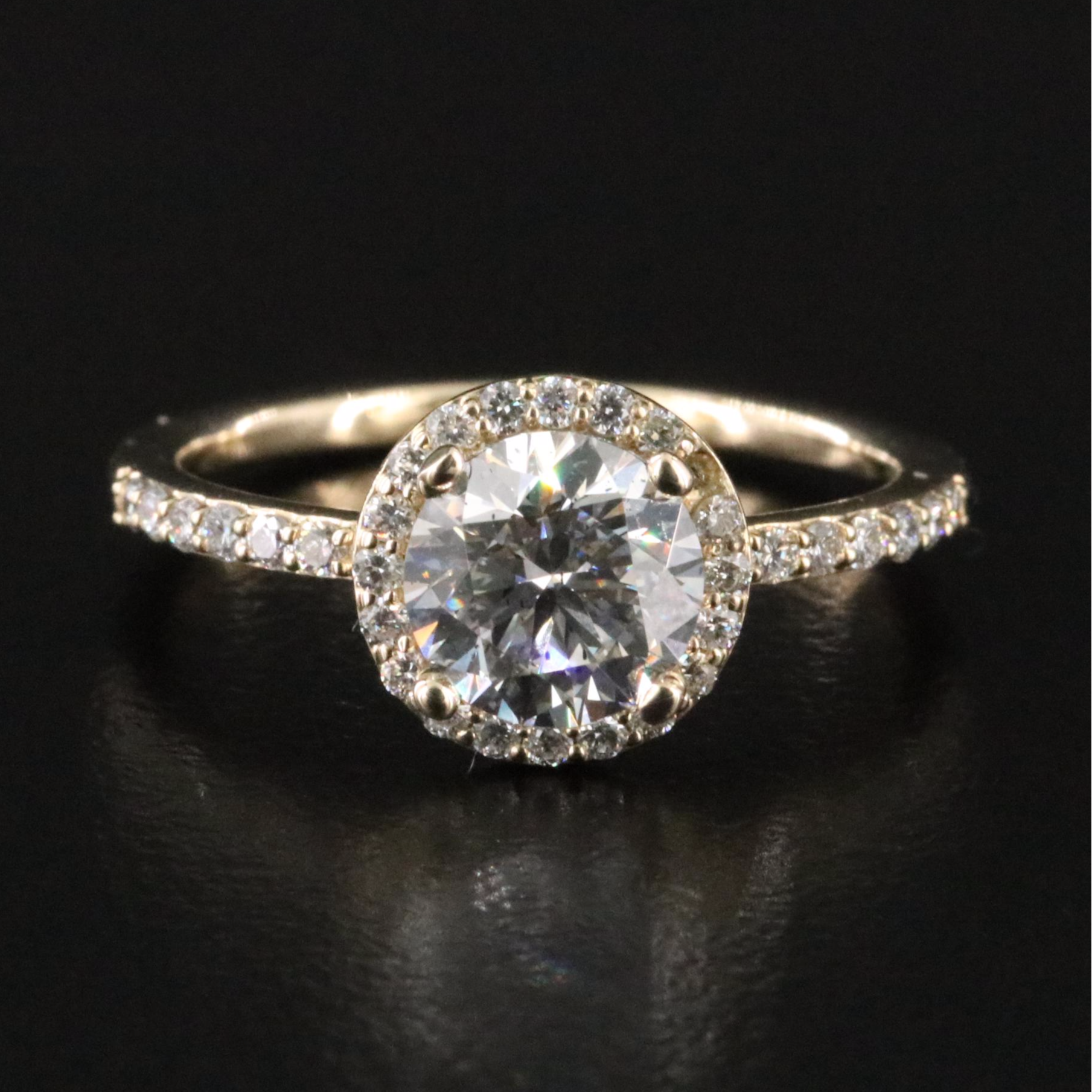 14K 1.33 CTW Lab Grown Diamond Ring