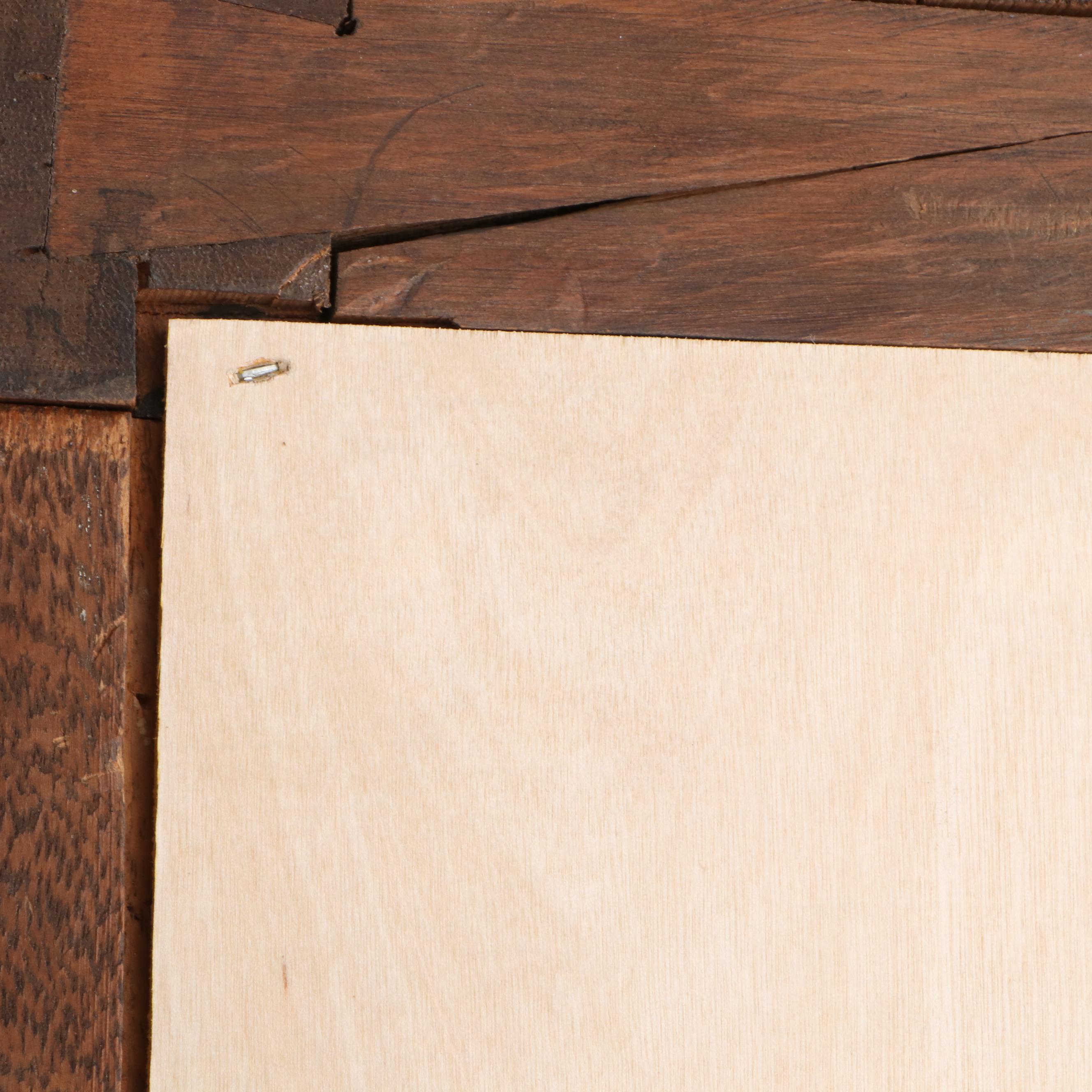 French Provincial Carved Walnut Triple-Door Armoire, Early 20th Century