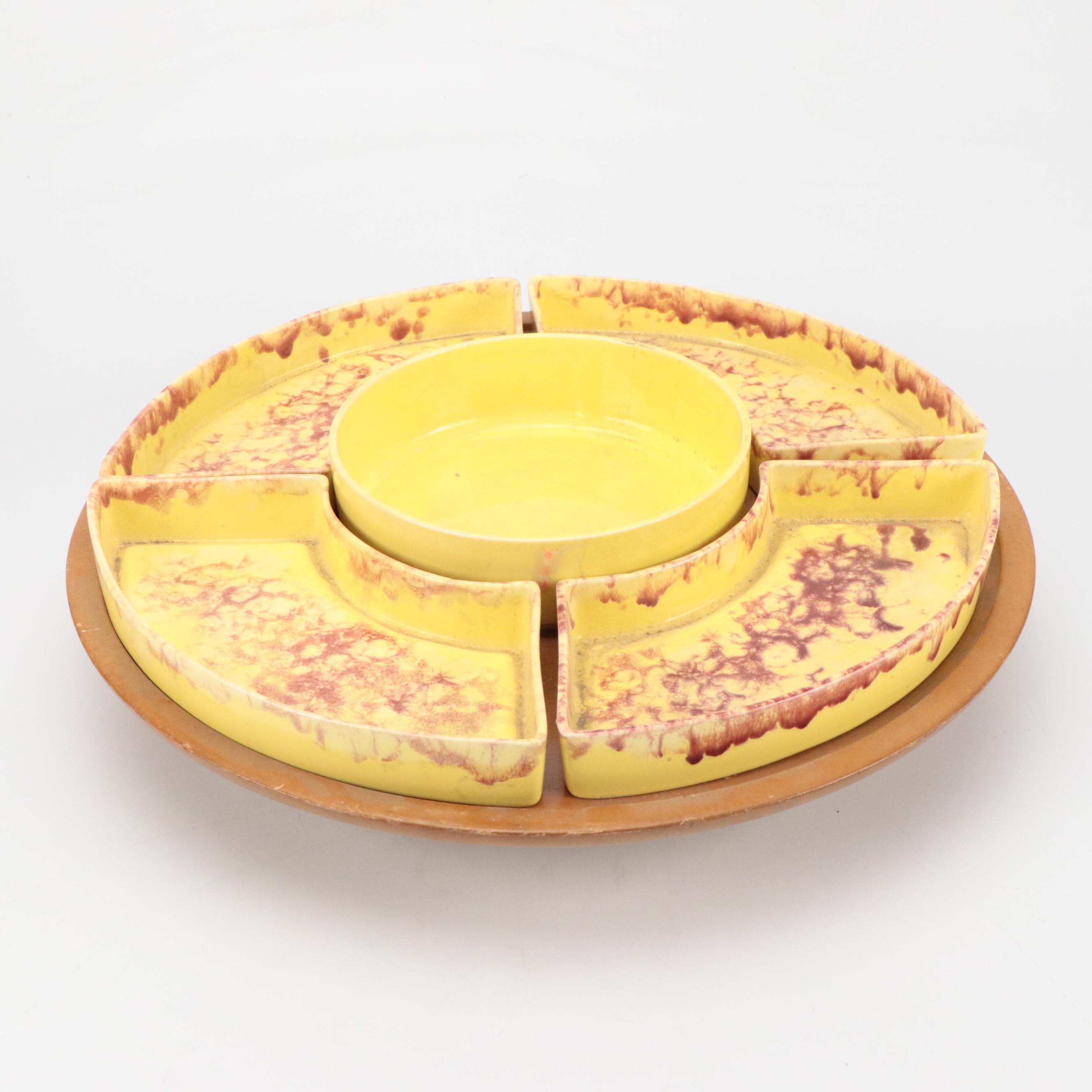 Grazia-Deruta Ceramic Bowl with Crackle Glaze Ceramic Vase and More