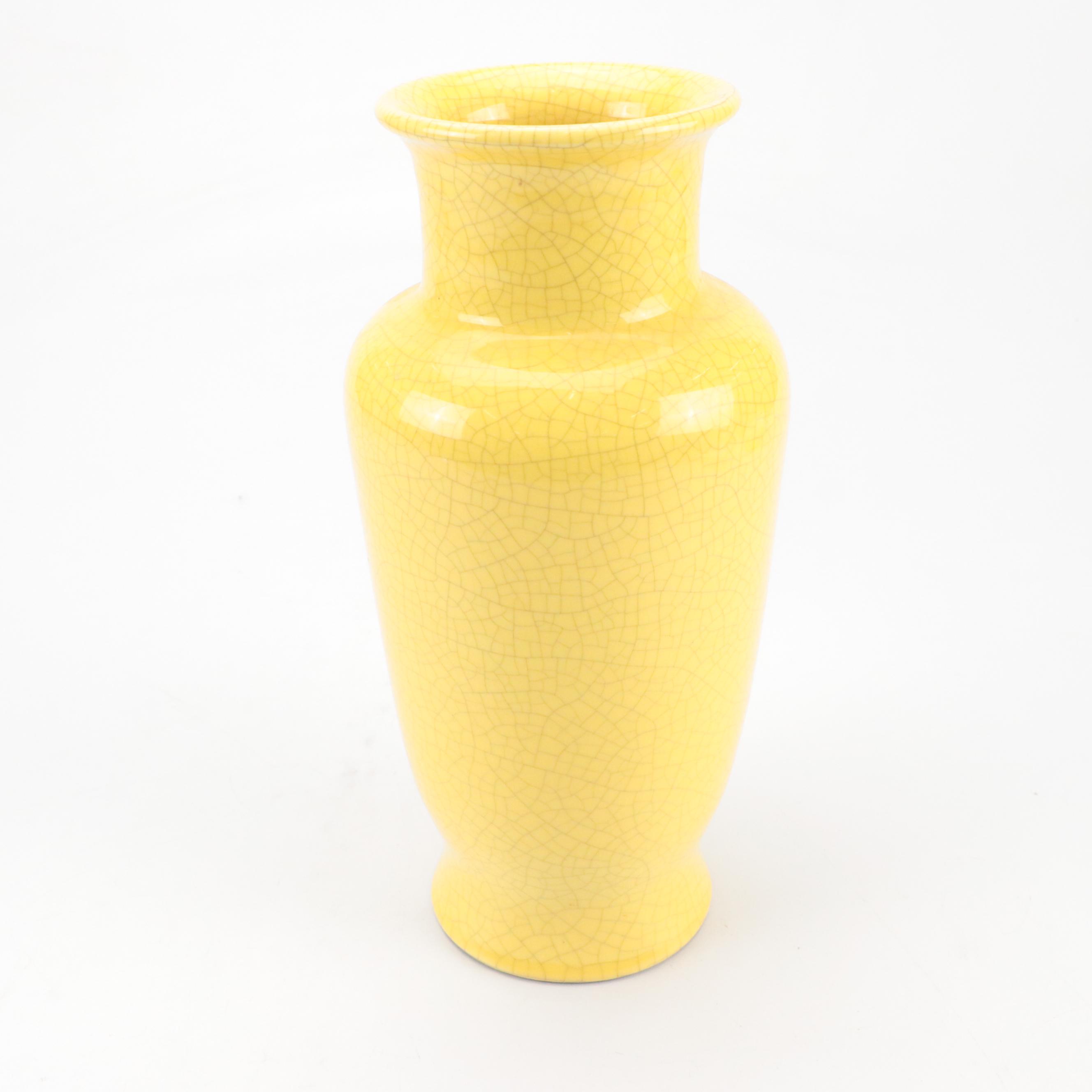 Grazia-Deruta Ceramic Bowl with Crackle Glaze Ceramic Vase and More