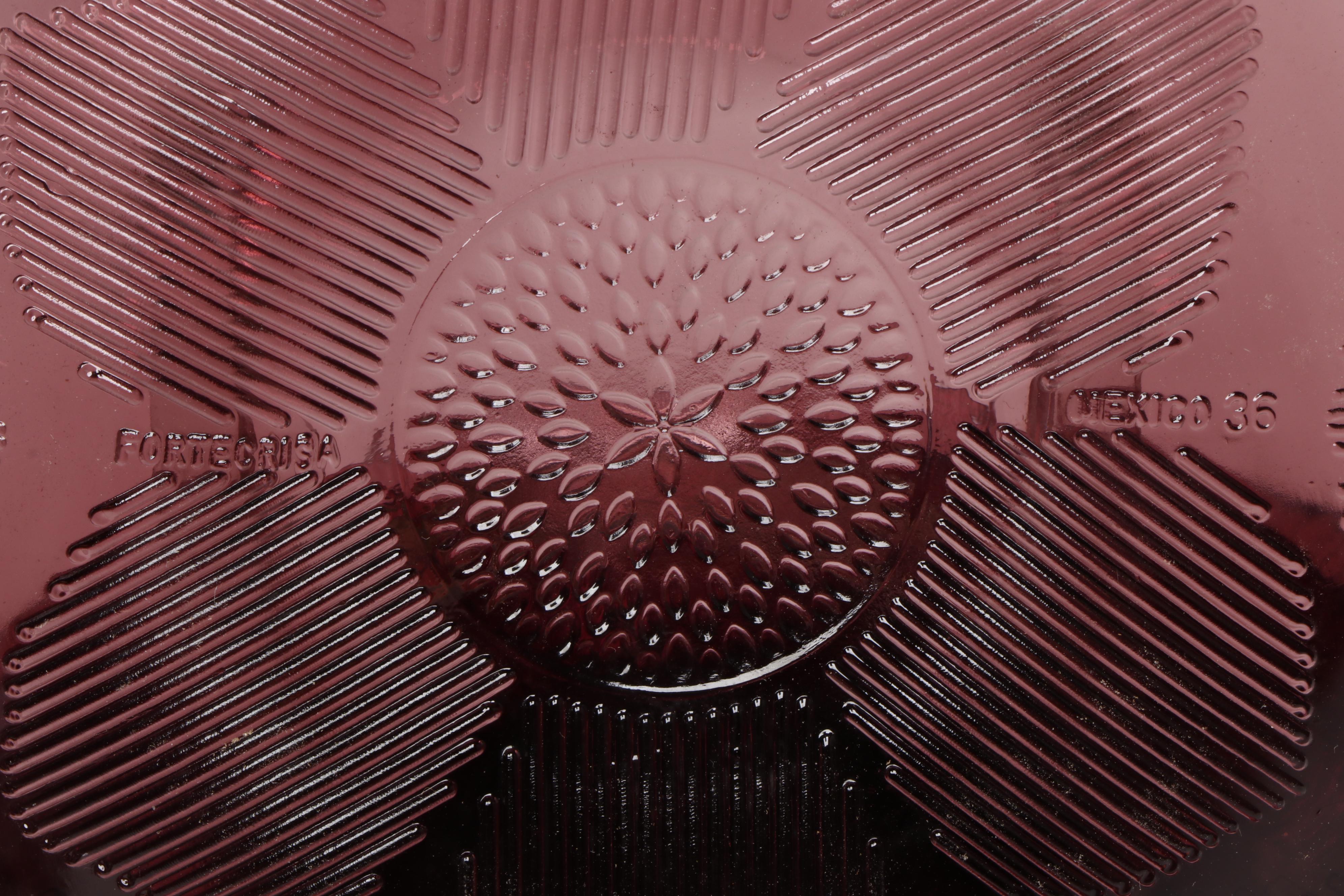 Forte Crisa Amethyst Glass Dinner Plates, Salad Plates and More