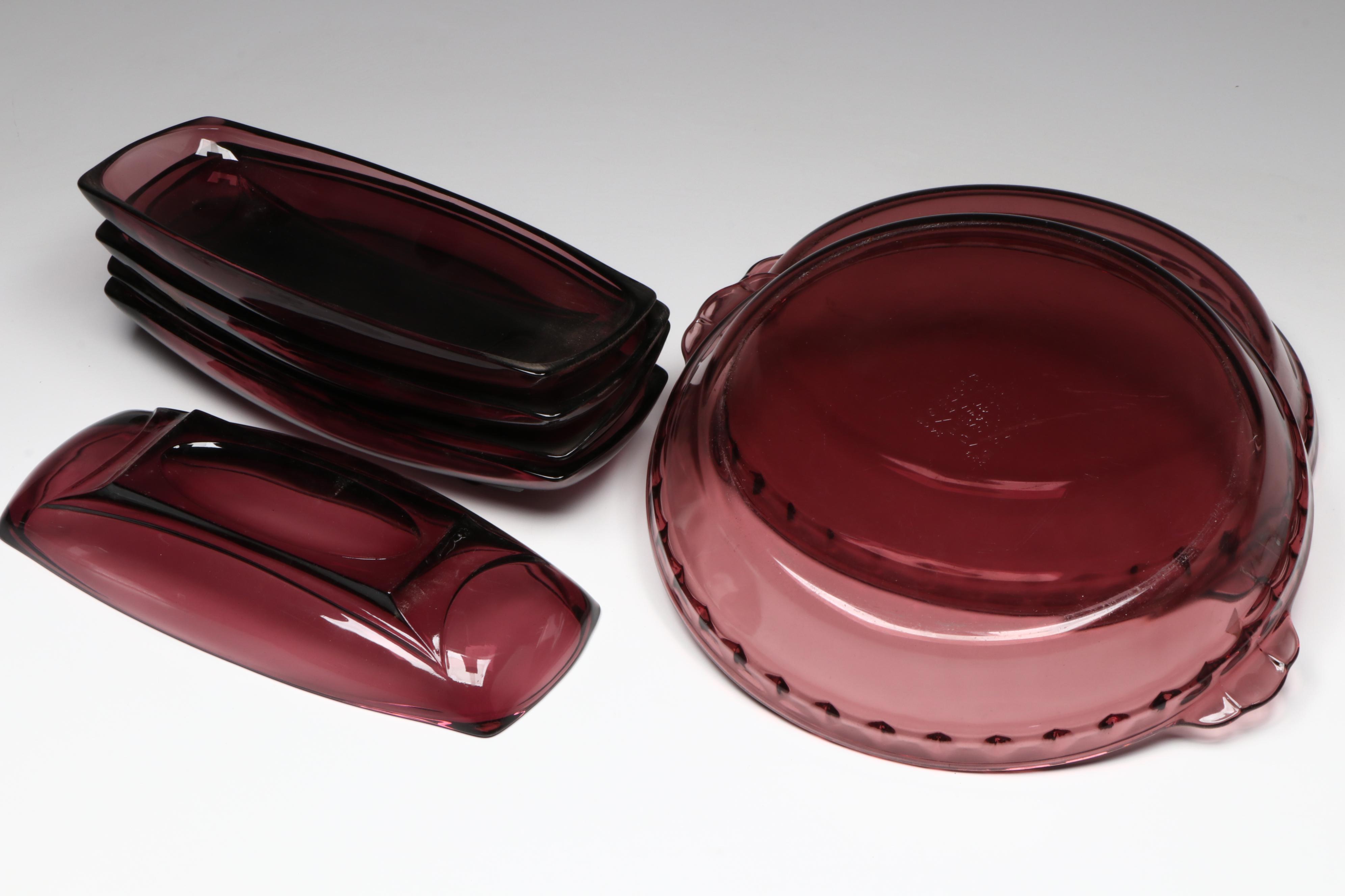 Forte Crisa Amethyst Glass Dinner Plates, Salad Plates and More