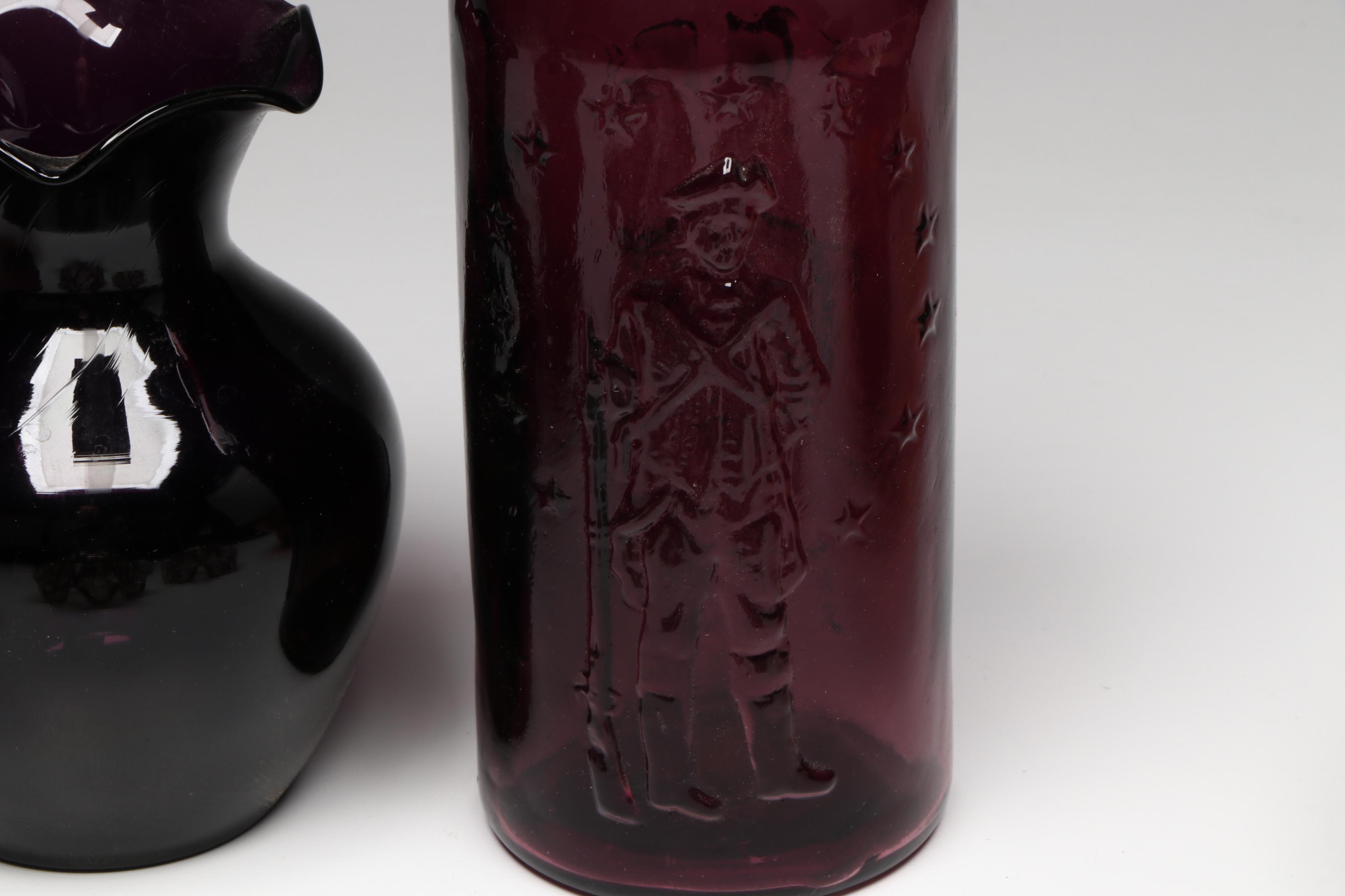 Forte Crisa Amethyst Glass Dinner Plates, Salad Plates and More