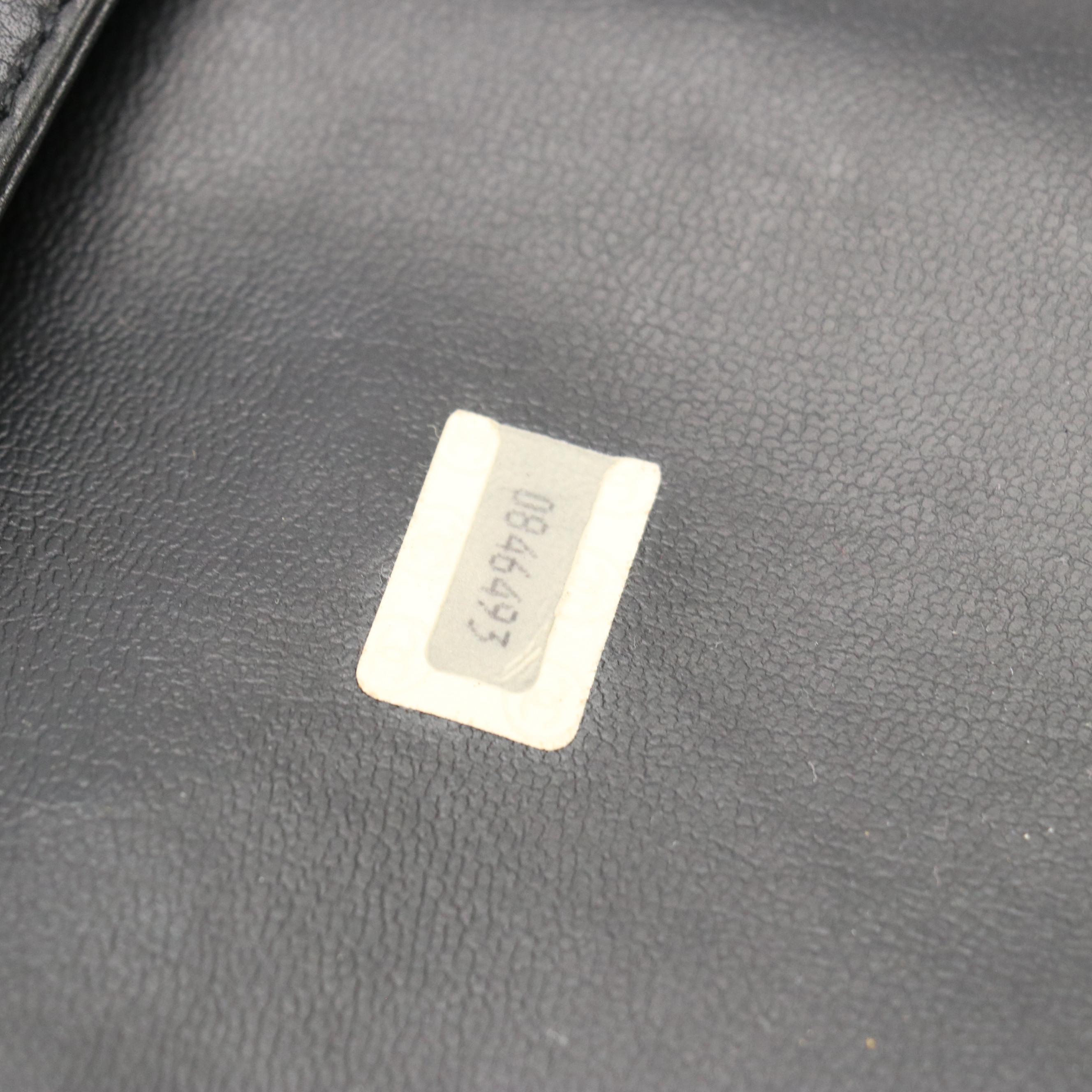 Chanel Vintage Shopper Tote in Black Smooth and Quilted Lambskin Leather