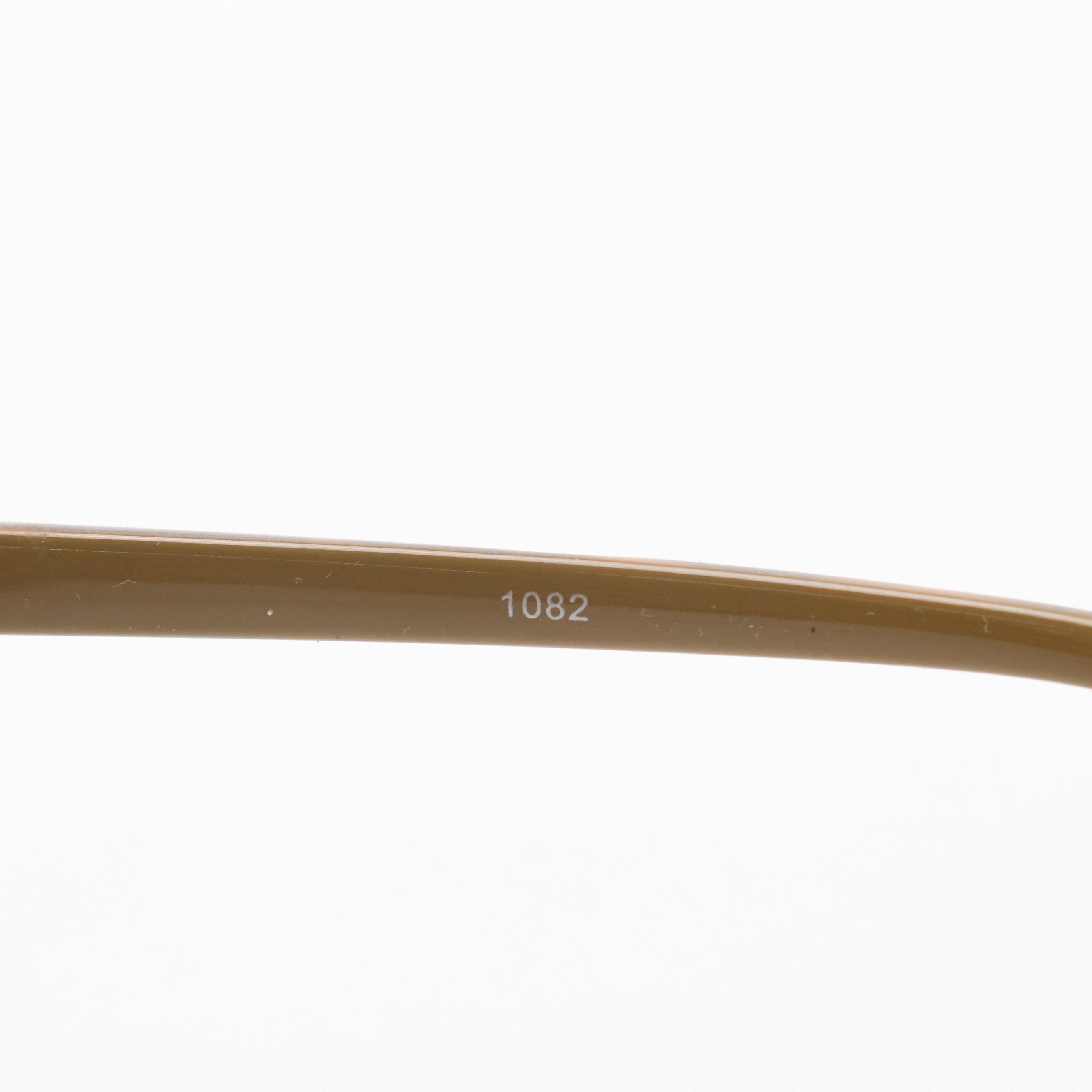 Oversized Round Havana Sunglasses in Case