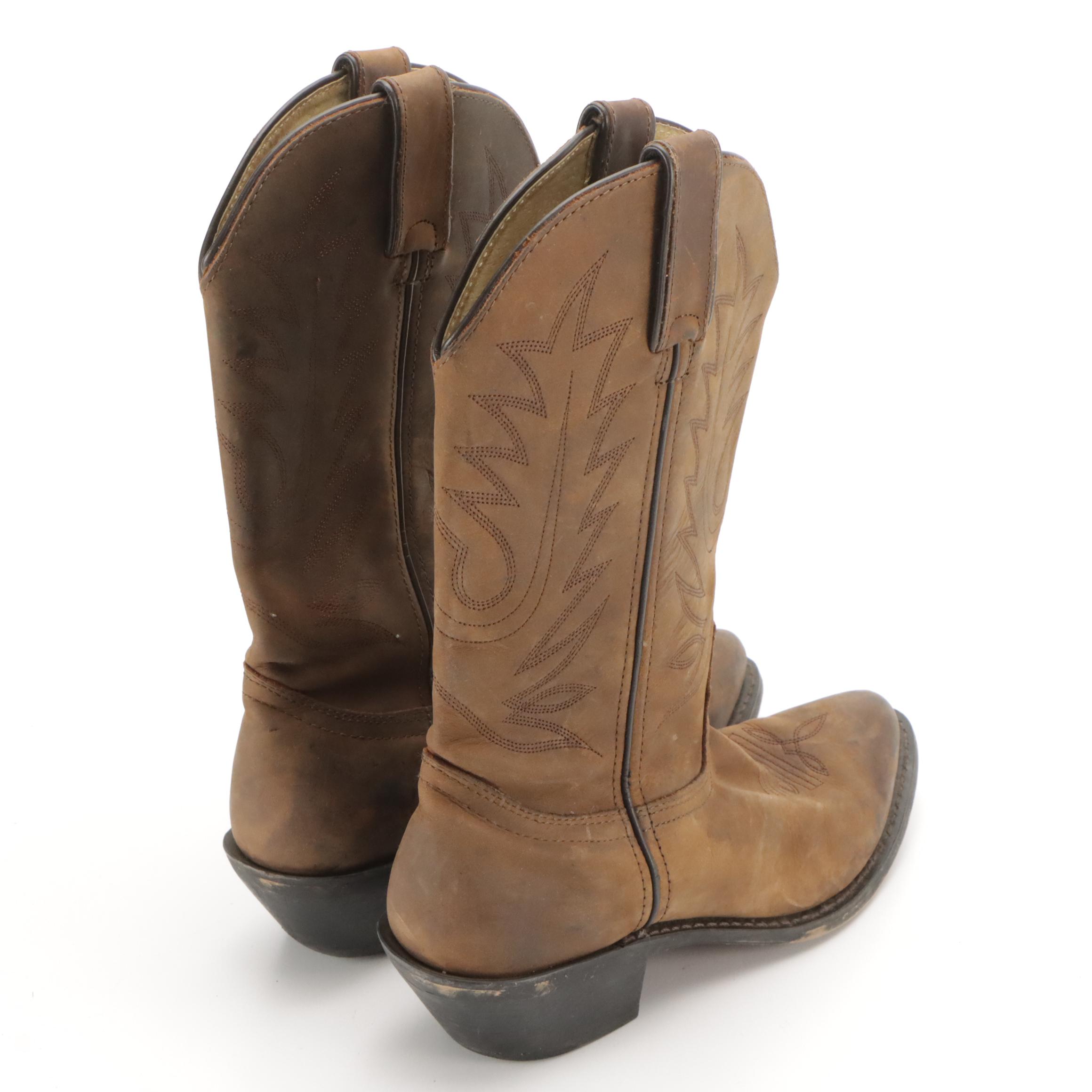 Frye Leather Harness Ankle Boots, Durango Cowgirl Boots & Sundance Ankle Boots