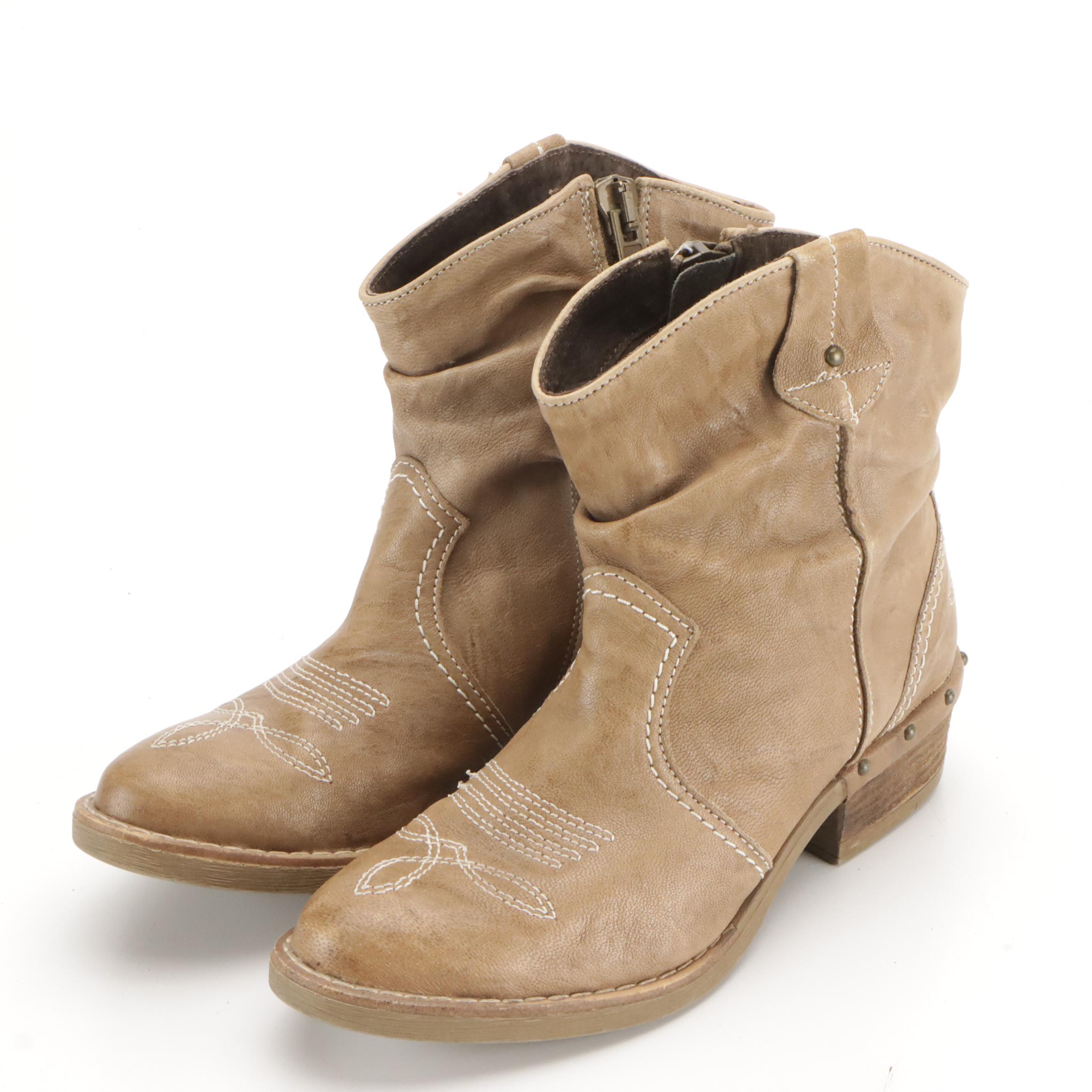 Frye Leather Harness Ankle Boots, Durango Cowgirl Boots & Sundance Ankle Boots