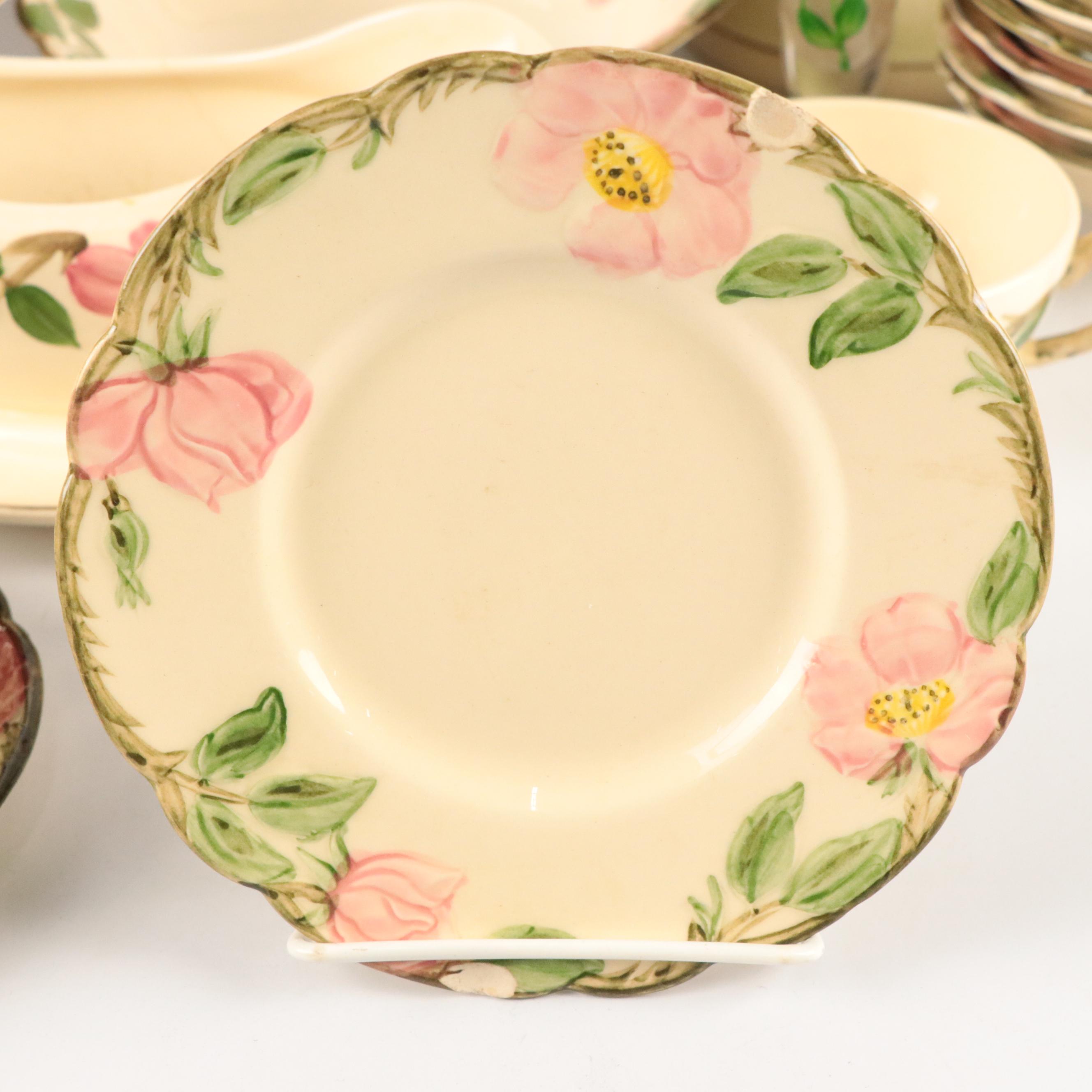 Franciscan "Desert Rose" Ceramic Dinnerware, Pitcher and Vase