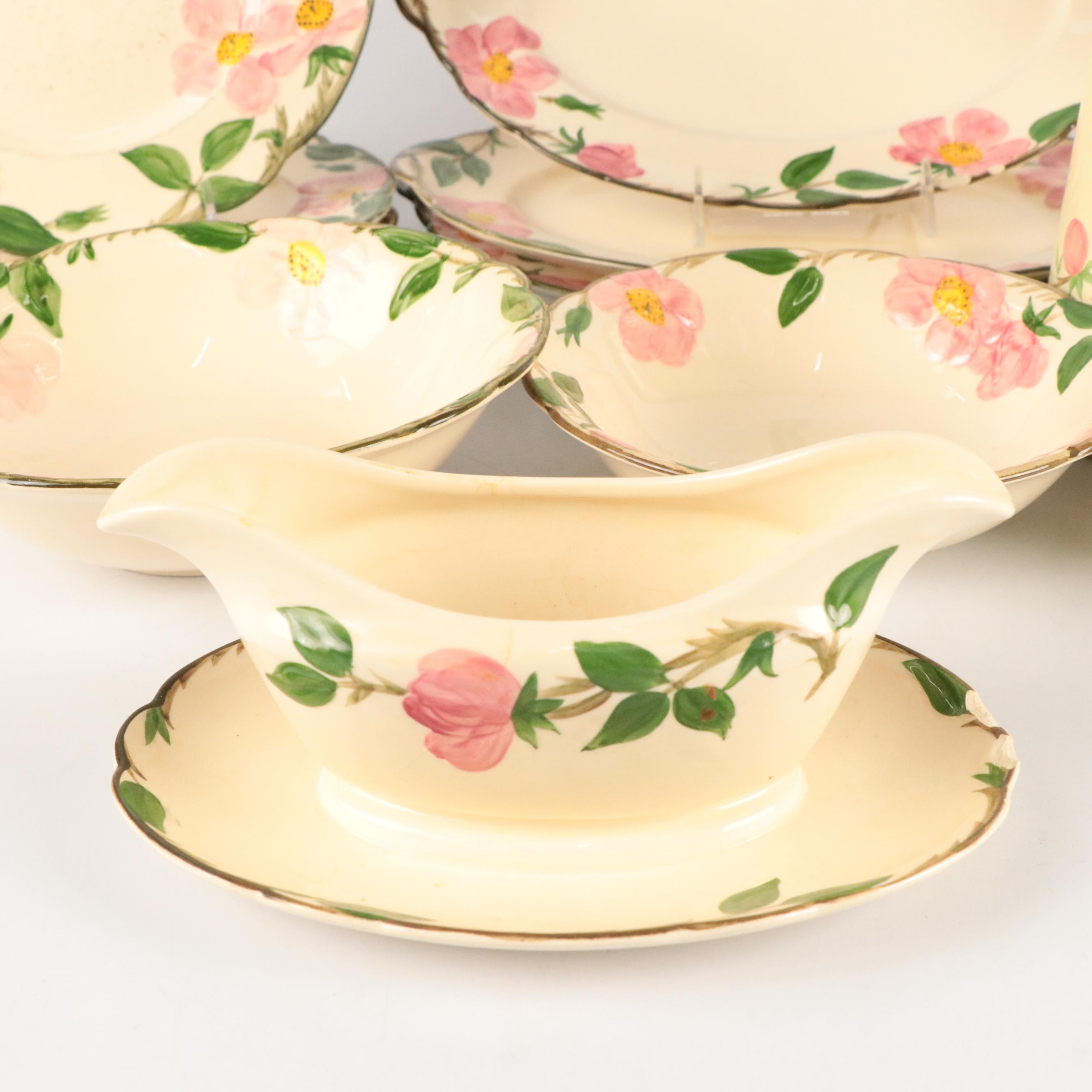 Franciscan "Desert Rose" Ceramic Dinnerware, Pitcher and Vase