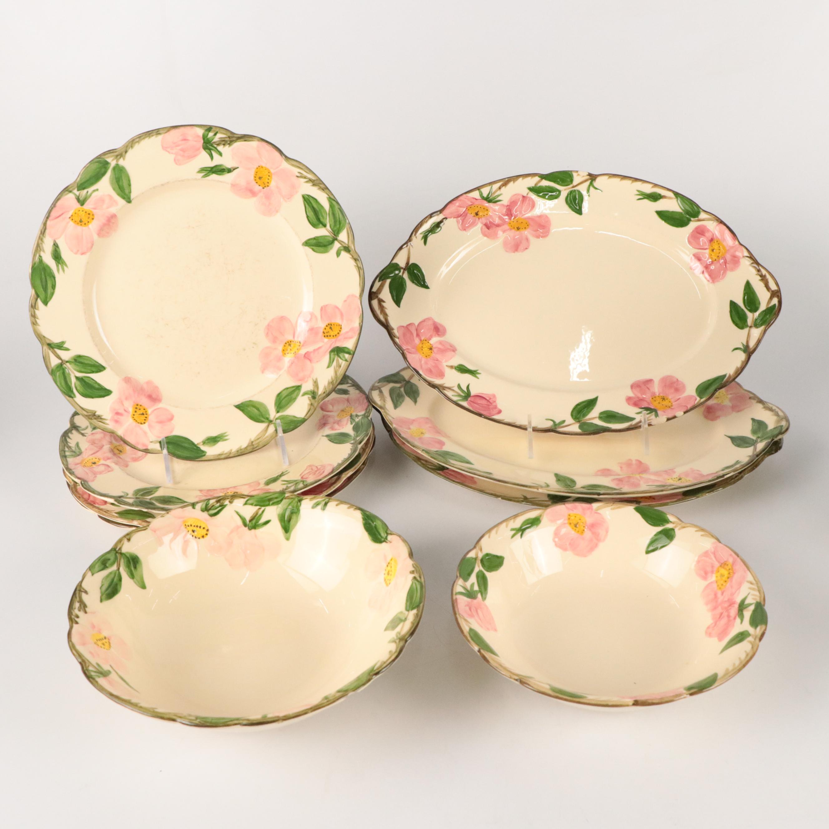 Franciscan "Desert Rose" Ceramic Dinnerware, Pitcher and Vase