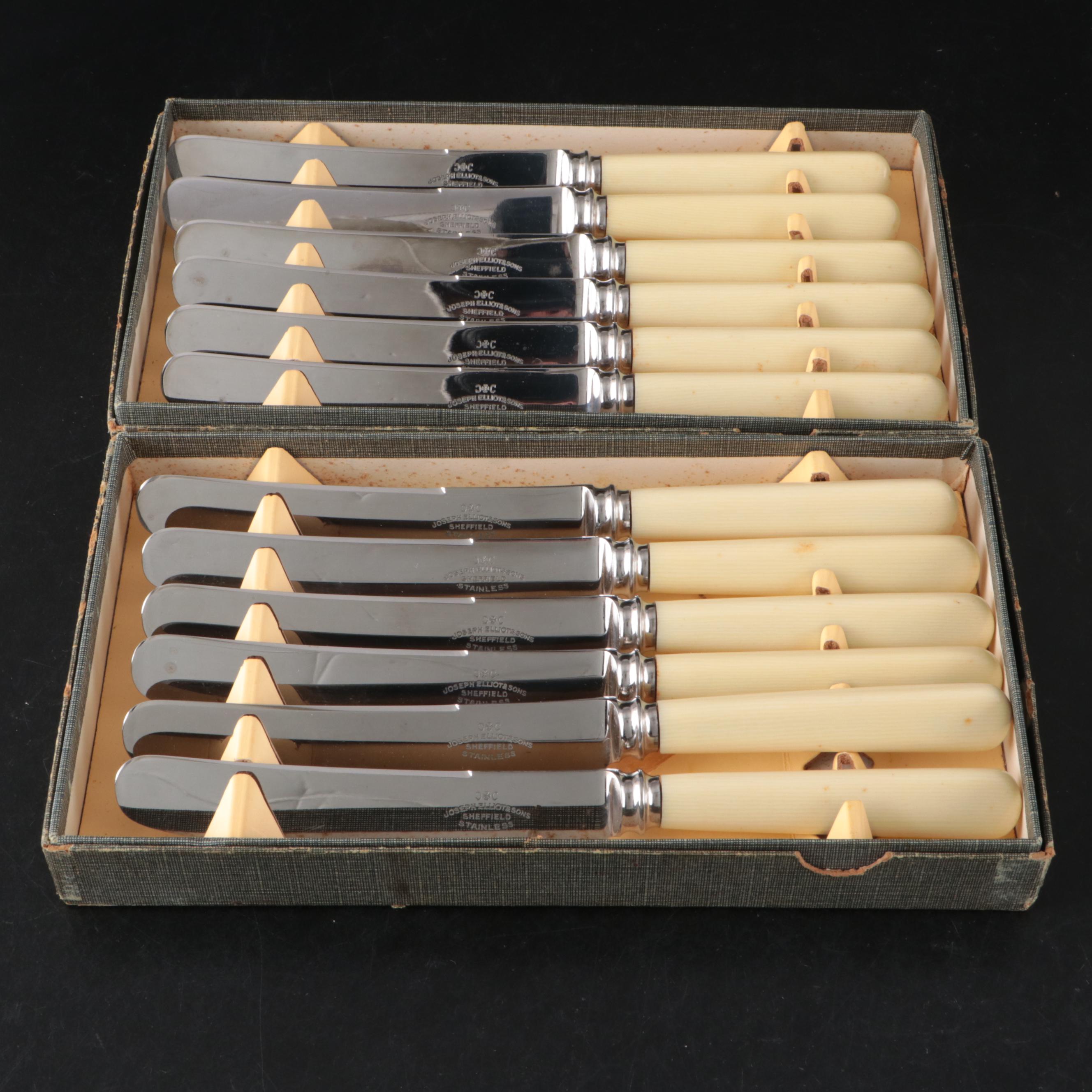 Firth with Other Celluloid and Faux Mother-of-Pearl Handled Knives