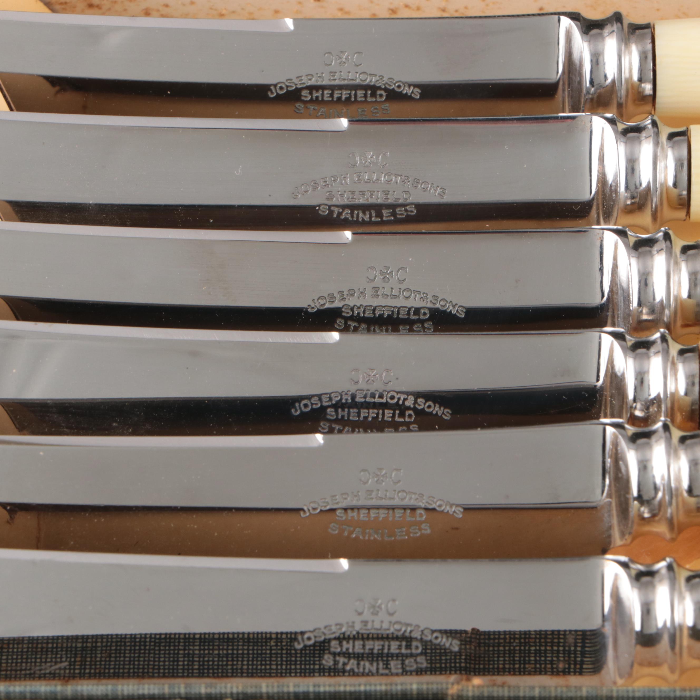 Firth with Other Celluloid and Faux Mother-of-Pearl Handled Knives