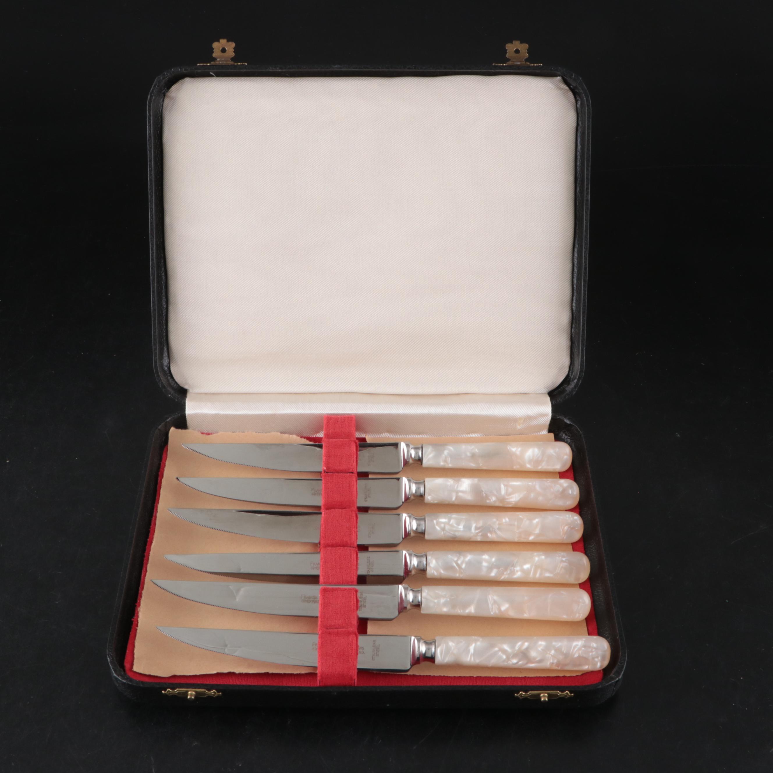 Firth with Other Celluloid and Faux Mother-of-Pearl Handled Knives