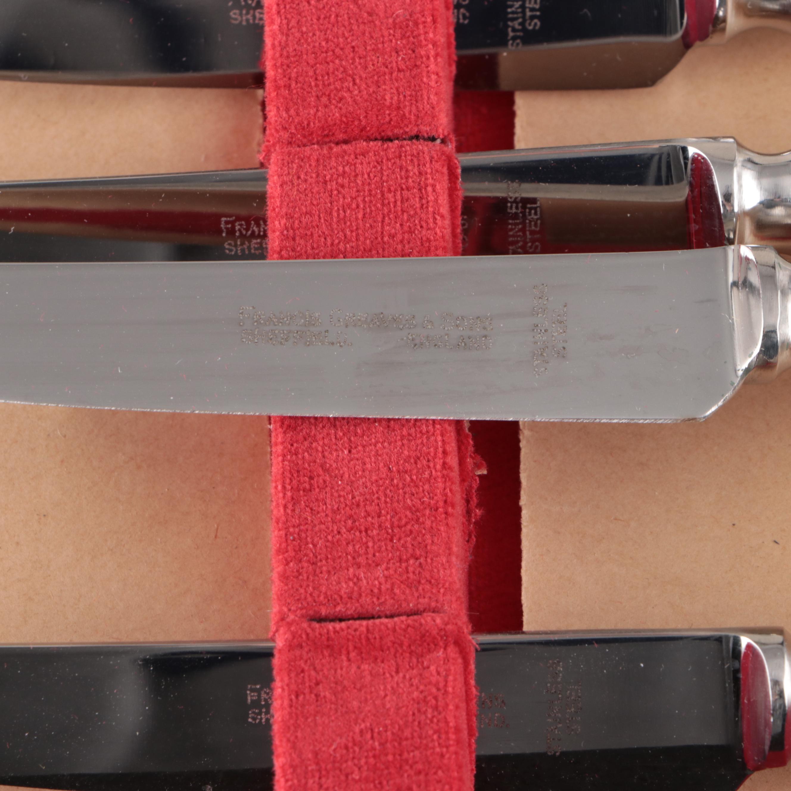 Firth with Other Celluloid and Faux Mother-of-Pearl Handled Knives