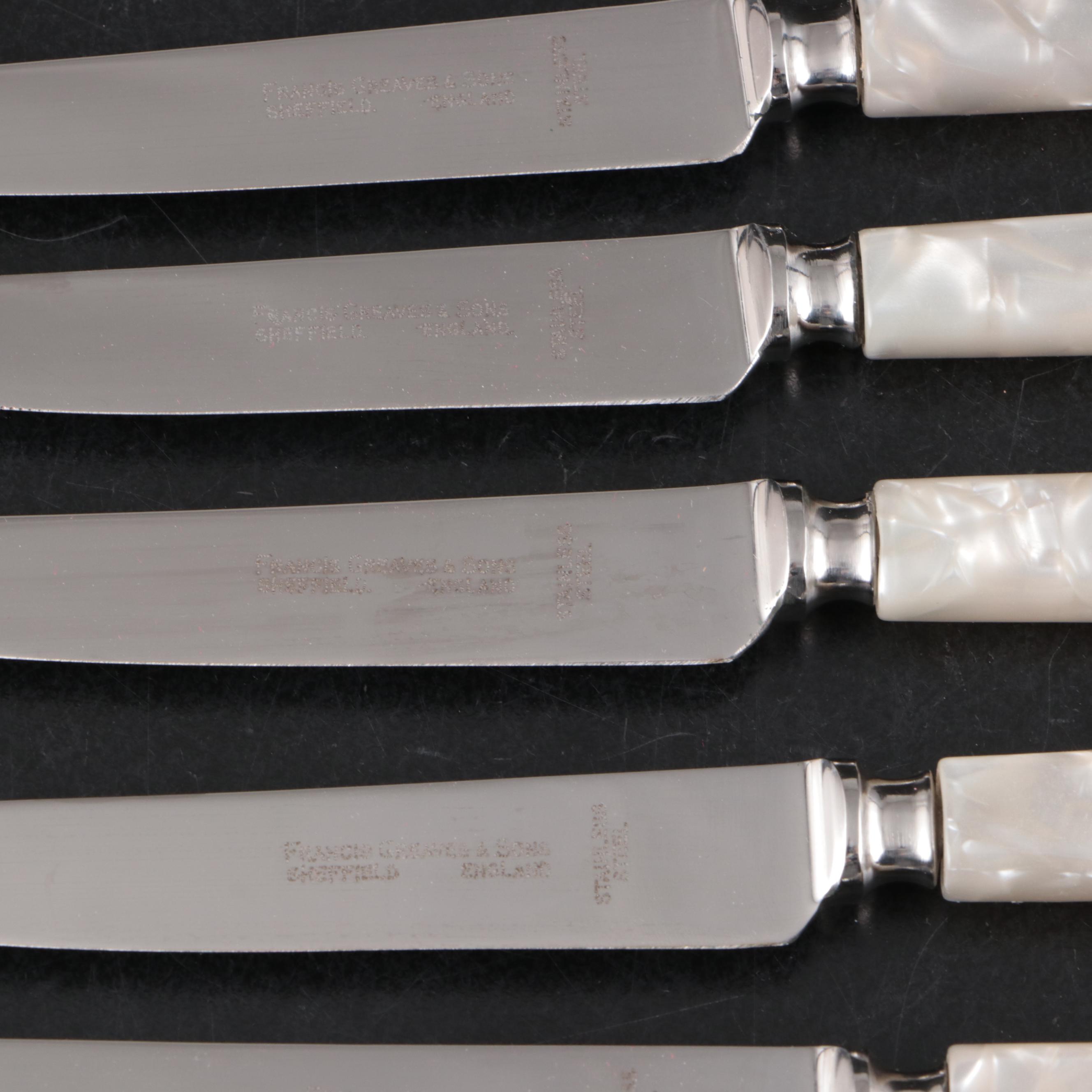 Firth with Other Celluloid and Faux Mother-of-Pearl Handled Knives