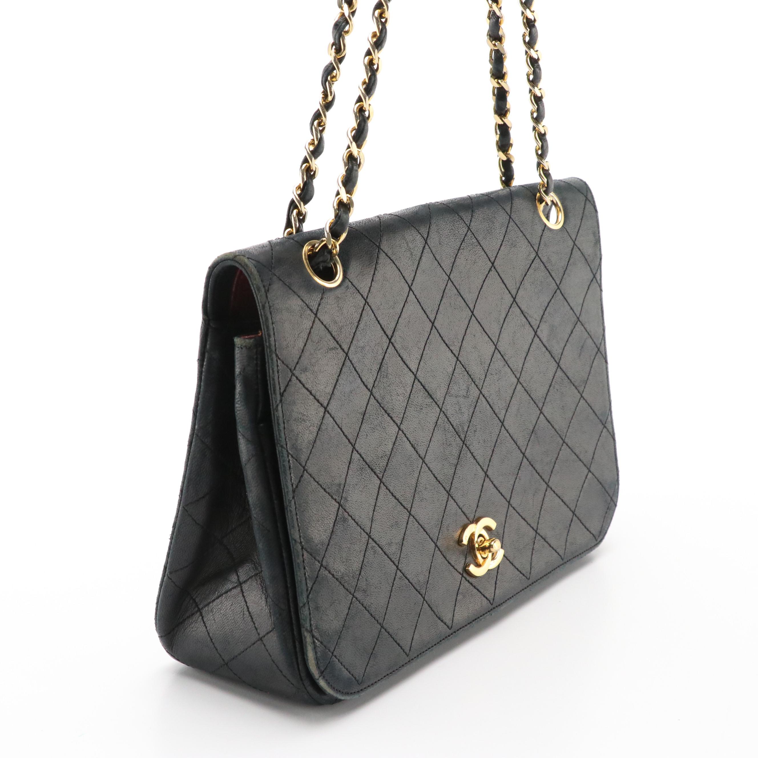 Chanel Timeless Classique Matelassé Lambskin CC Medium Flap Shoulder Bag