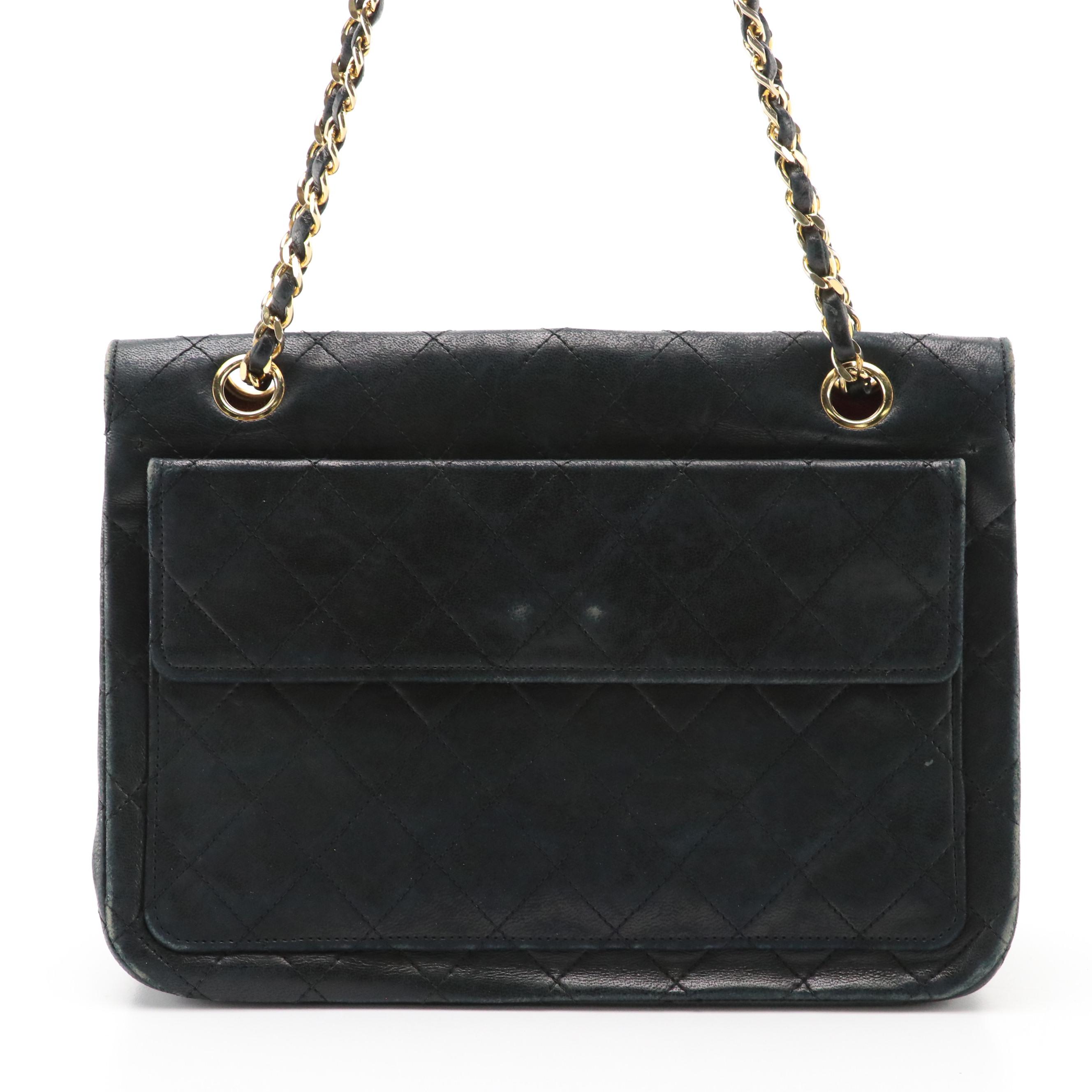 Chanel Timeless Classique Matelassé Lambskin CC Medium Flap Shoulder Bag