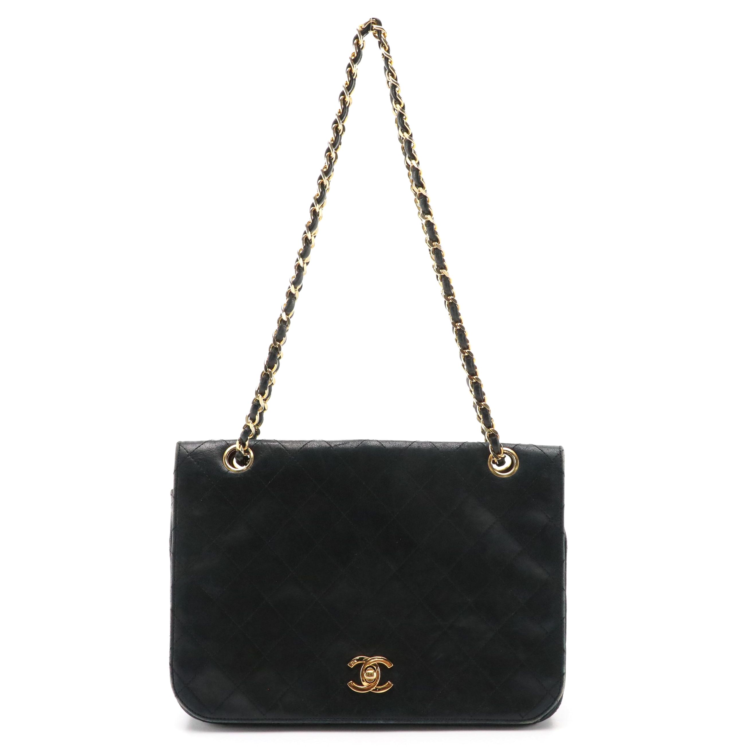 Chanel Timeless Classique Matelassé Lambskin CC Medium Flap Shoulder Bag
