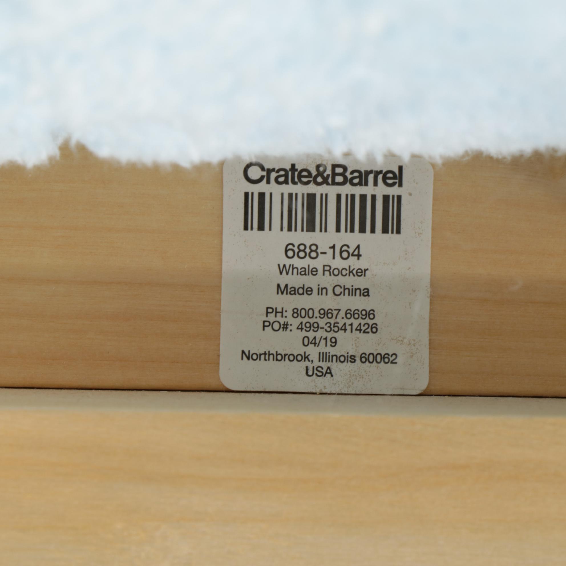 Crate & Barrel Whale Rocker