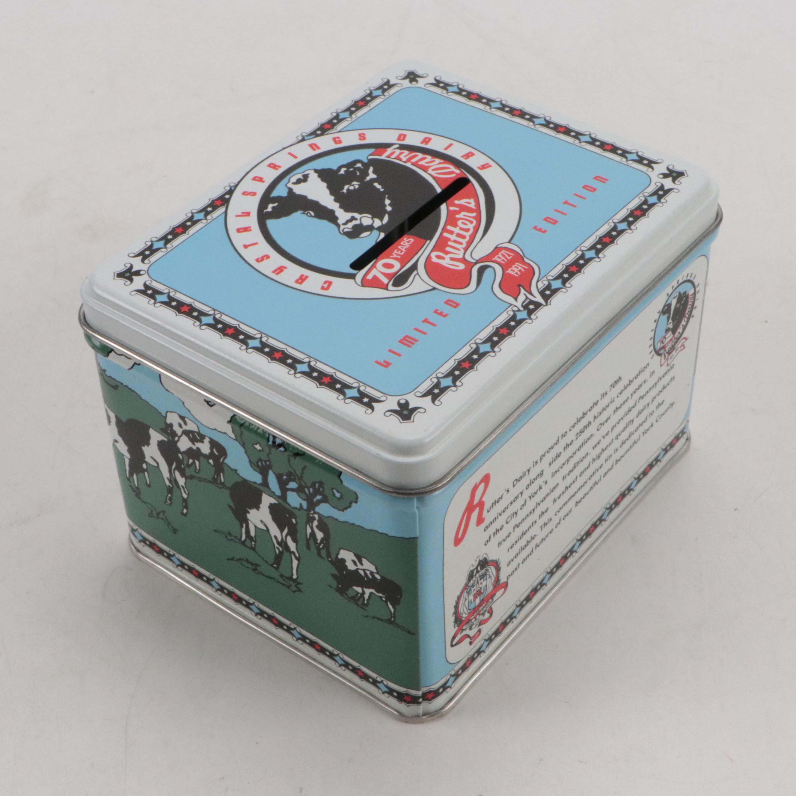 Winross Rutter's Commemorative Model Trucks with Pen Holders and Bank